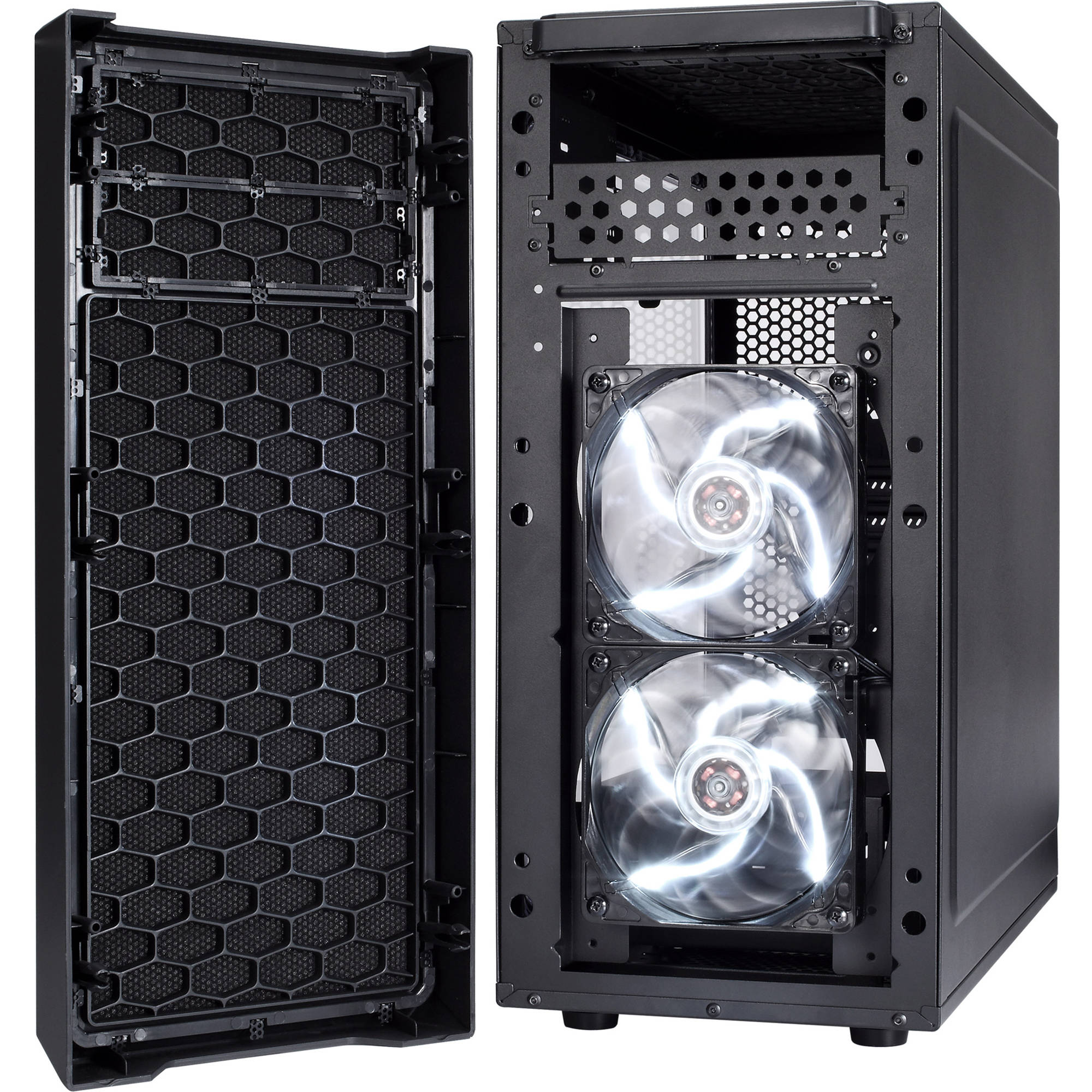 Fractal Design Focus G Black mid tower PC case with black finish — view 4