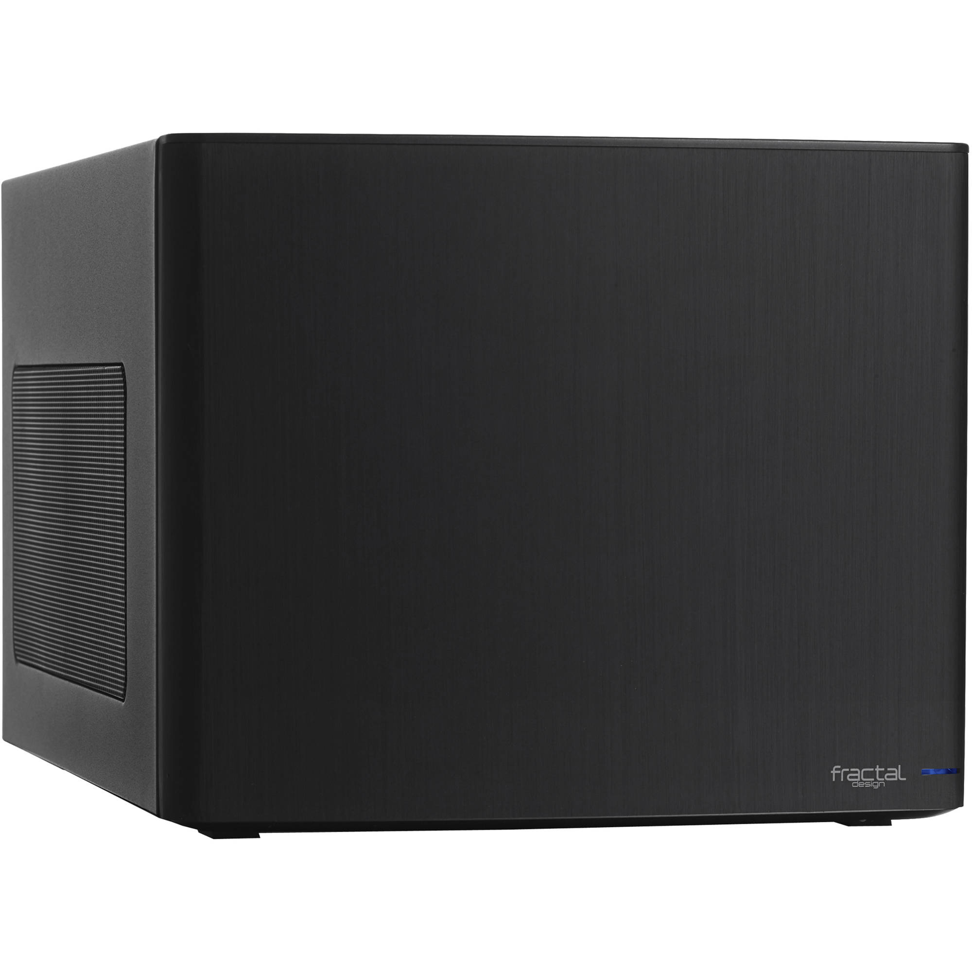 Fractal Design Node 304 black compact Mini-ITX PC case with modular drive bays — view 2