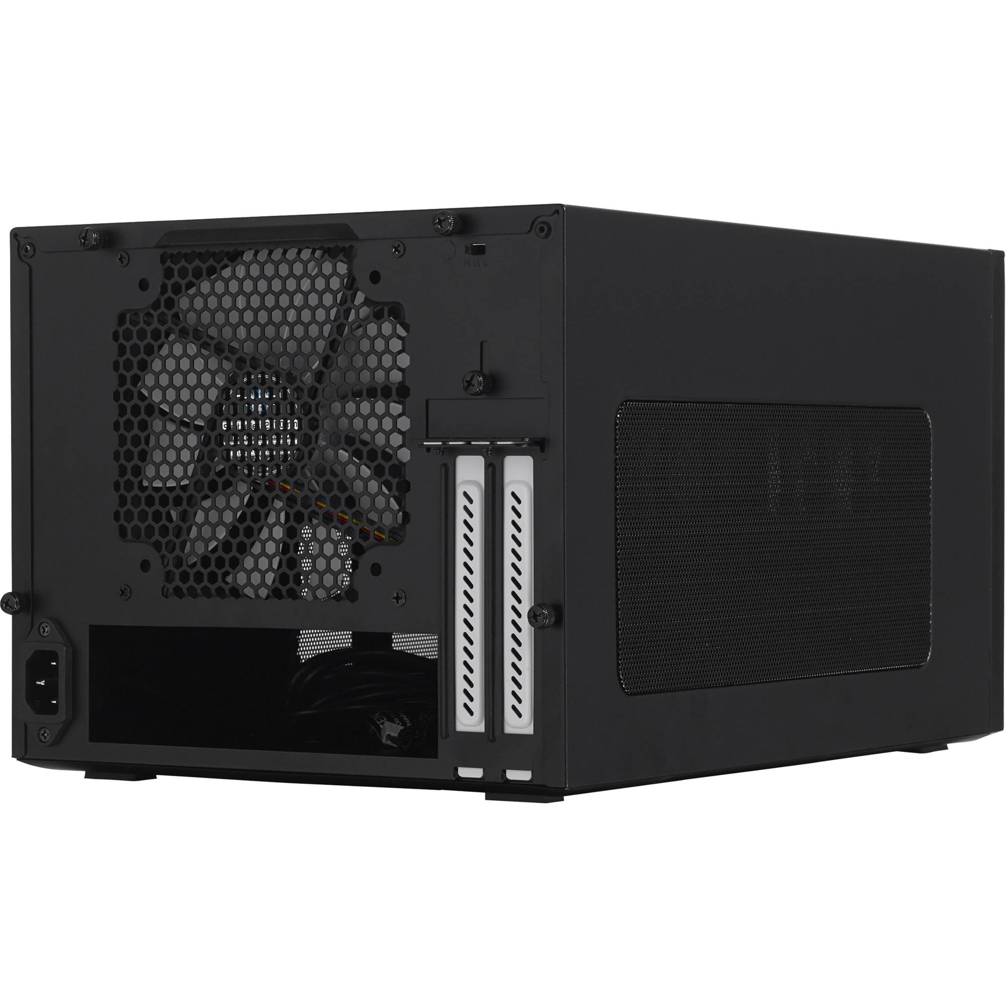Fractal Design Node 304 black compact Mini-ITX PC case with modular drive bays — view 5