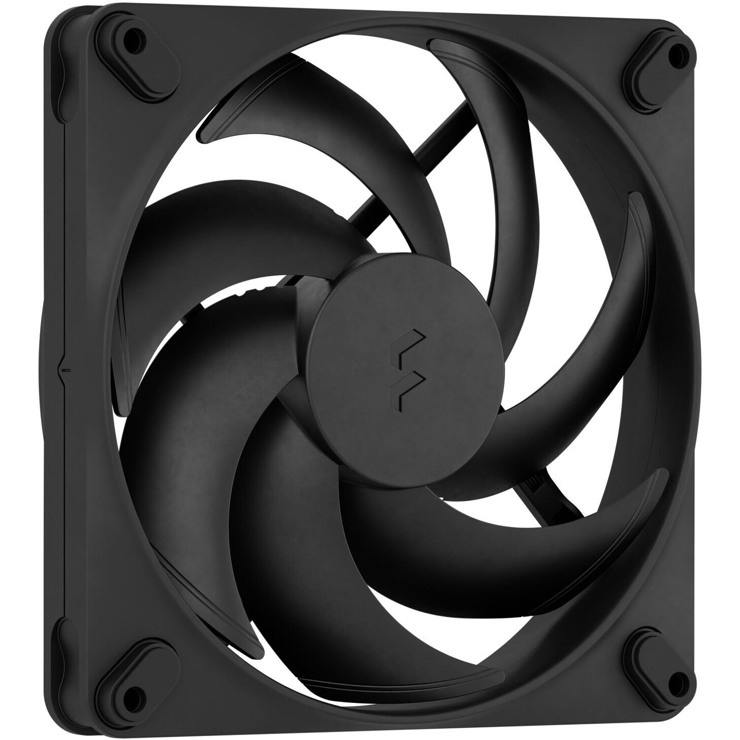 Fractal Design Momentum 14 PWM Black 140 mm case fan with black frame and performance blade design — view 5