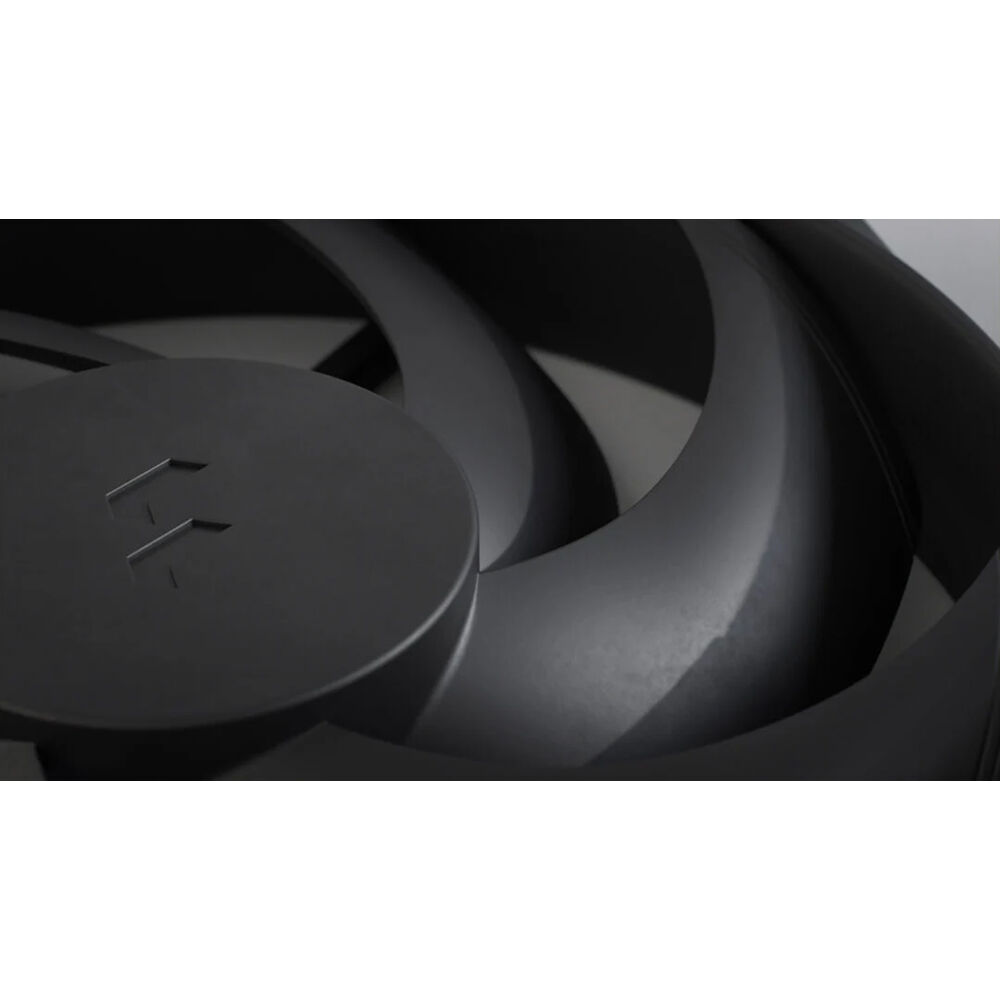 Fractal Design Momentum 12 RGB PWM Black 120 mm case fan with black frame and RGB lighting — view 9