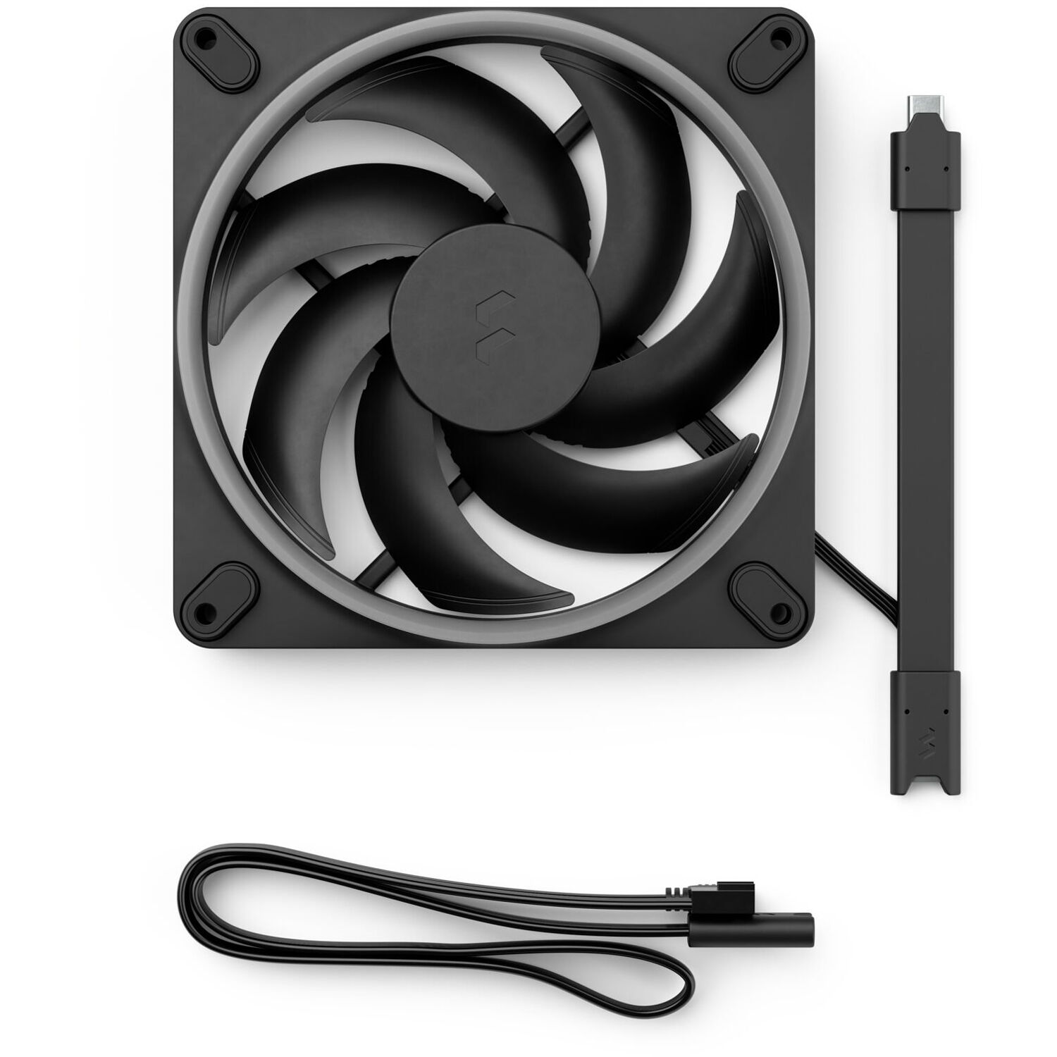 Fractal Design Momentum 14 RGB PWM Black 140 mm case fan with RGB lighting — view 6