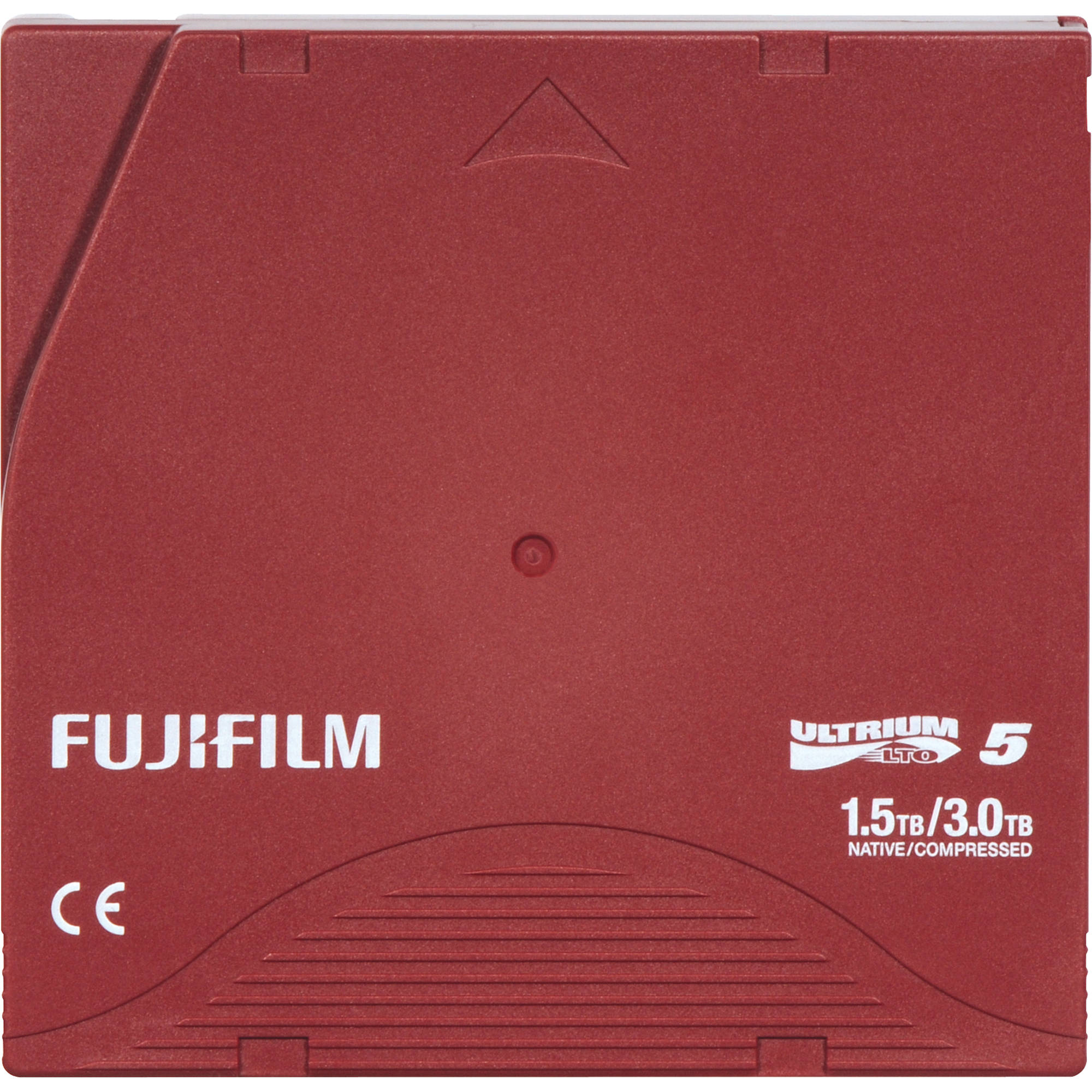Fujifilm LTO Ultrium 5 data cartridge with protective case for backup and archive storage — view 2
