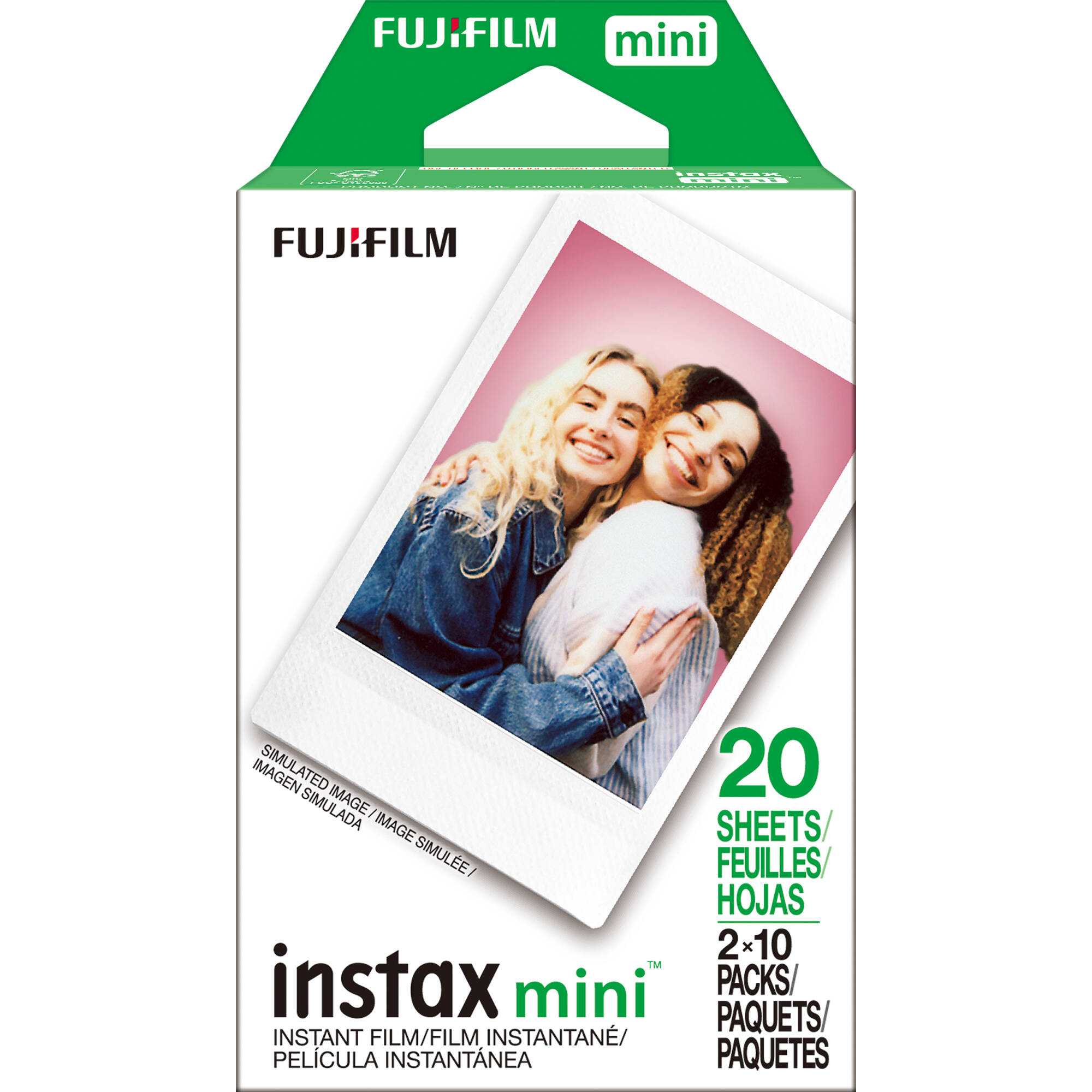 Fujifilm instax MINI Twin Pack Film 20 exposures for instax mini cameras — view 2