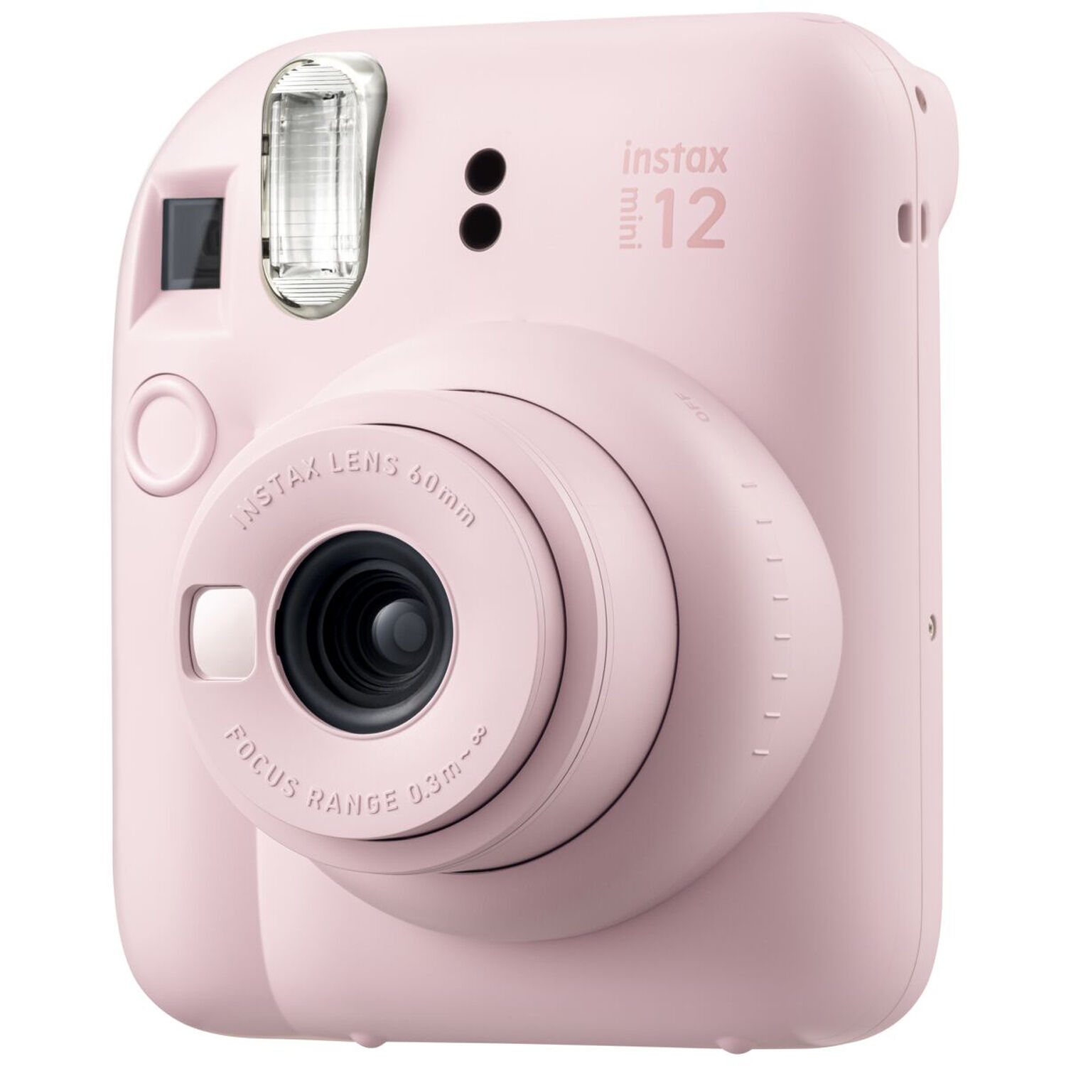 Fujifilm Instax Mini 12 Pink instant camera for 2 x 3 prints with selfie and close-up modes — view 3