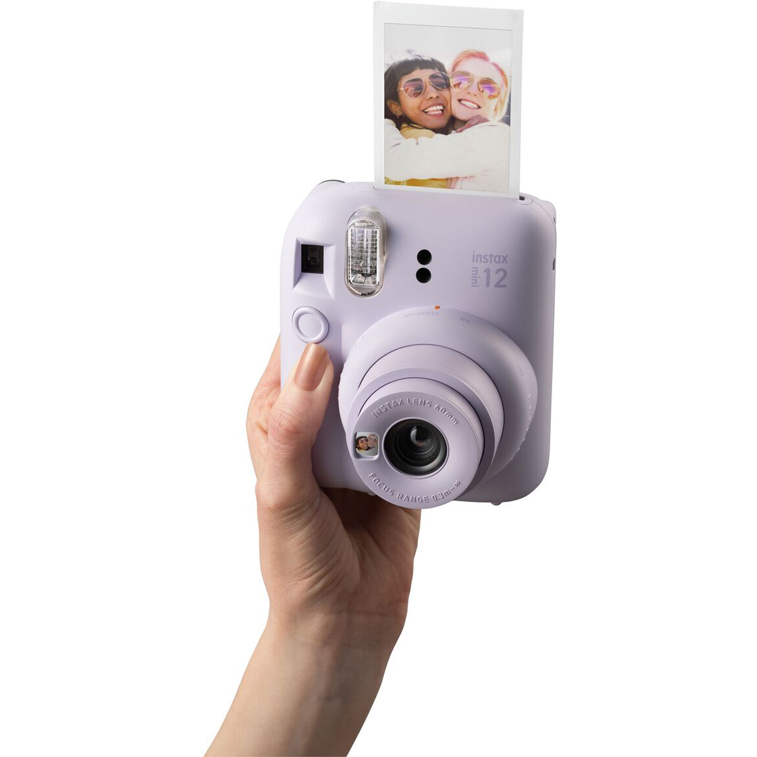 Fujifilm Instax Mini 12 Purple instant camera for 2 x 3 prints — view 7