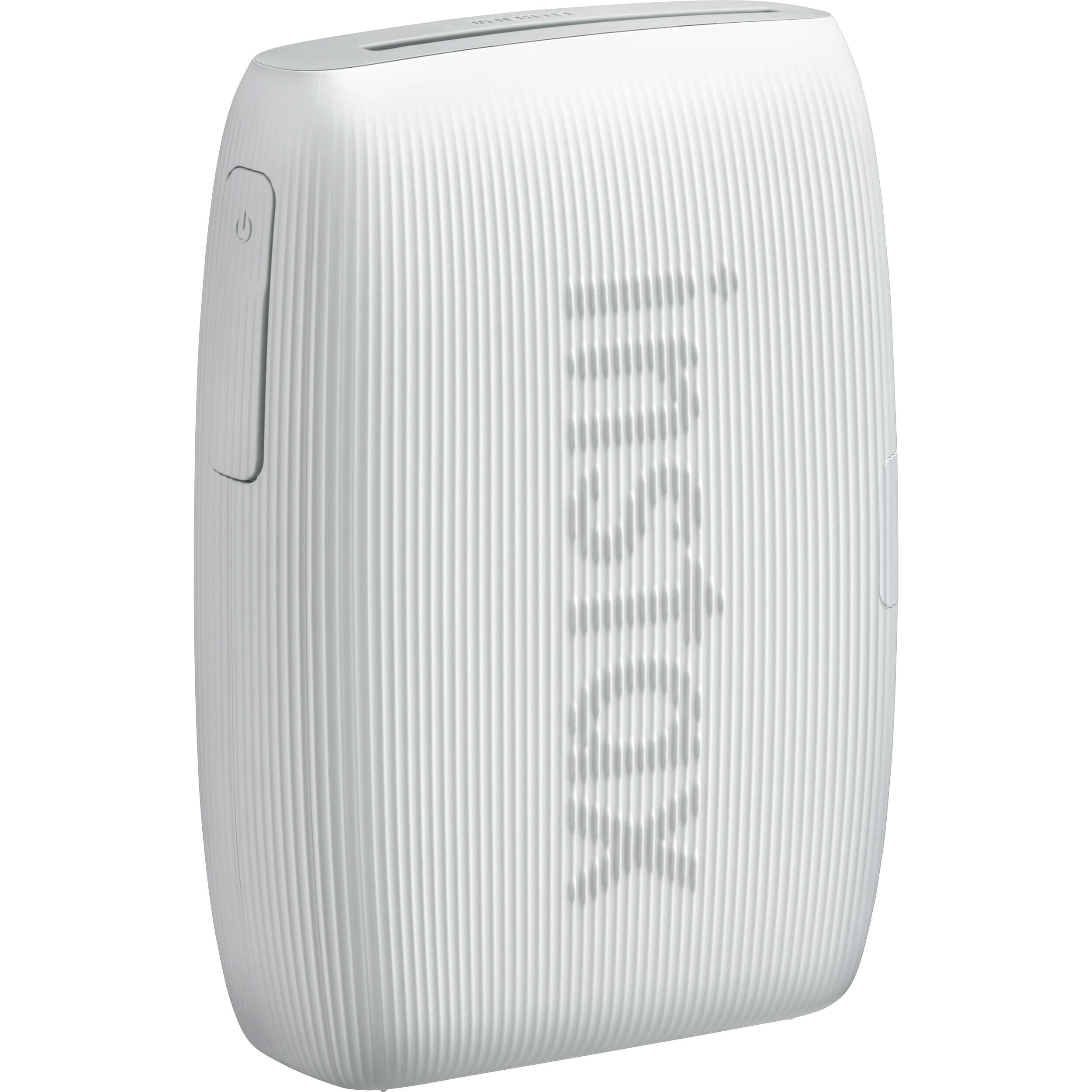 FUJIFILM Instax Link 3 Clay White smartphone printer producing pocket-sized color photo — view 4