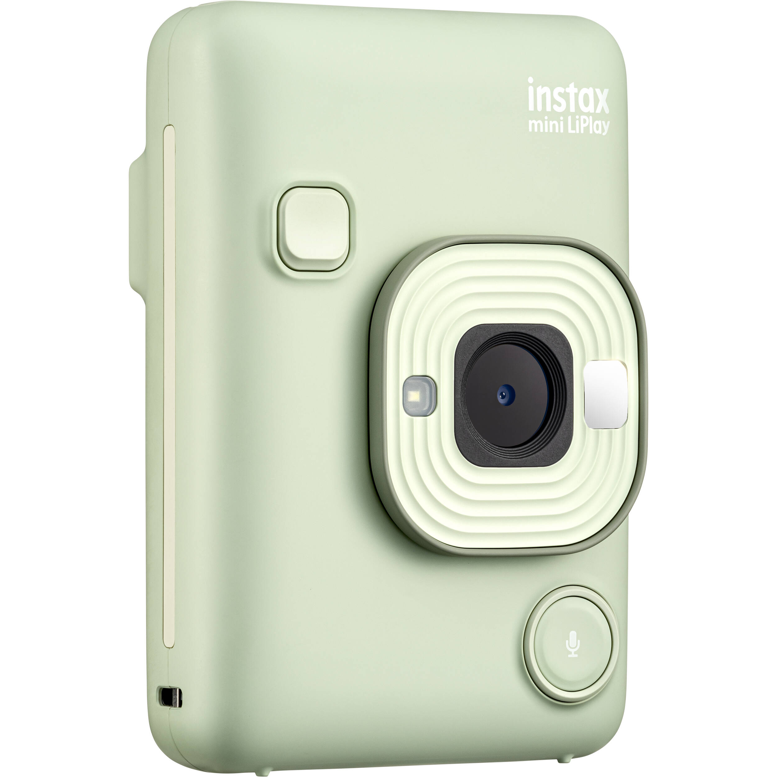 Instax LiPlay Matcha Green hybrid camera printer for instant photo capture and printing — view 5