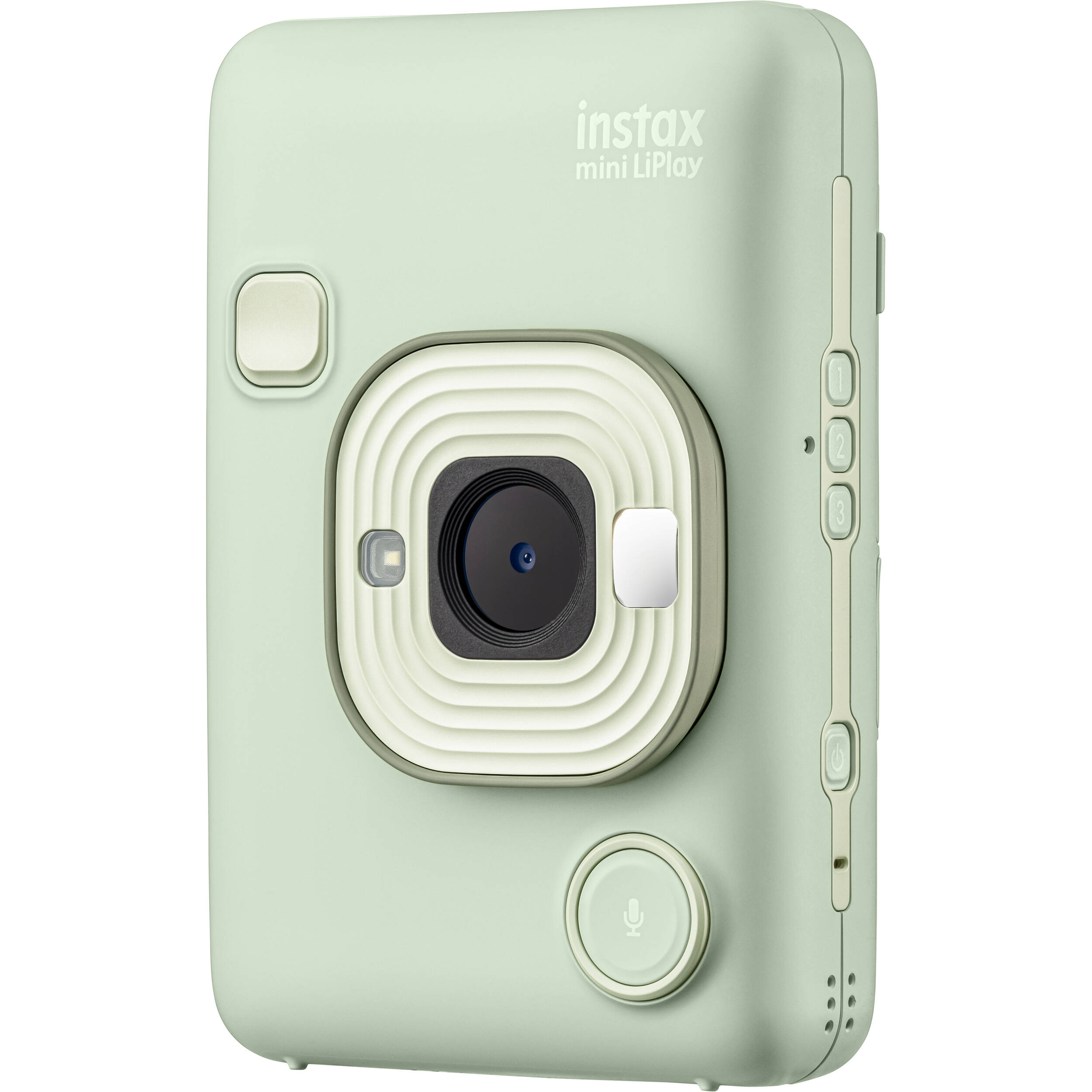 Instax LiPlay Matcha Green hybrid camera printer for instant photo capture and printing — view 6