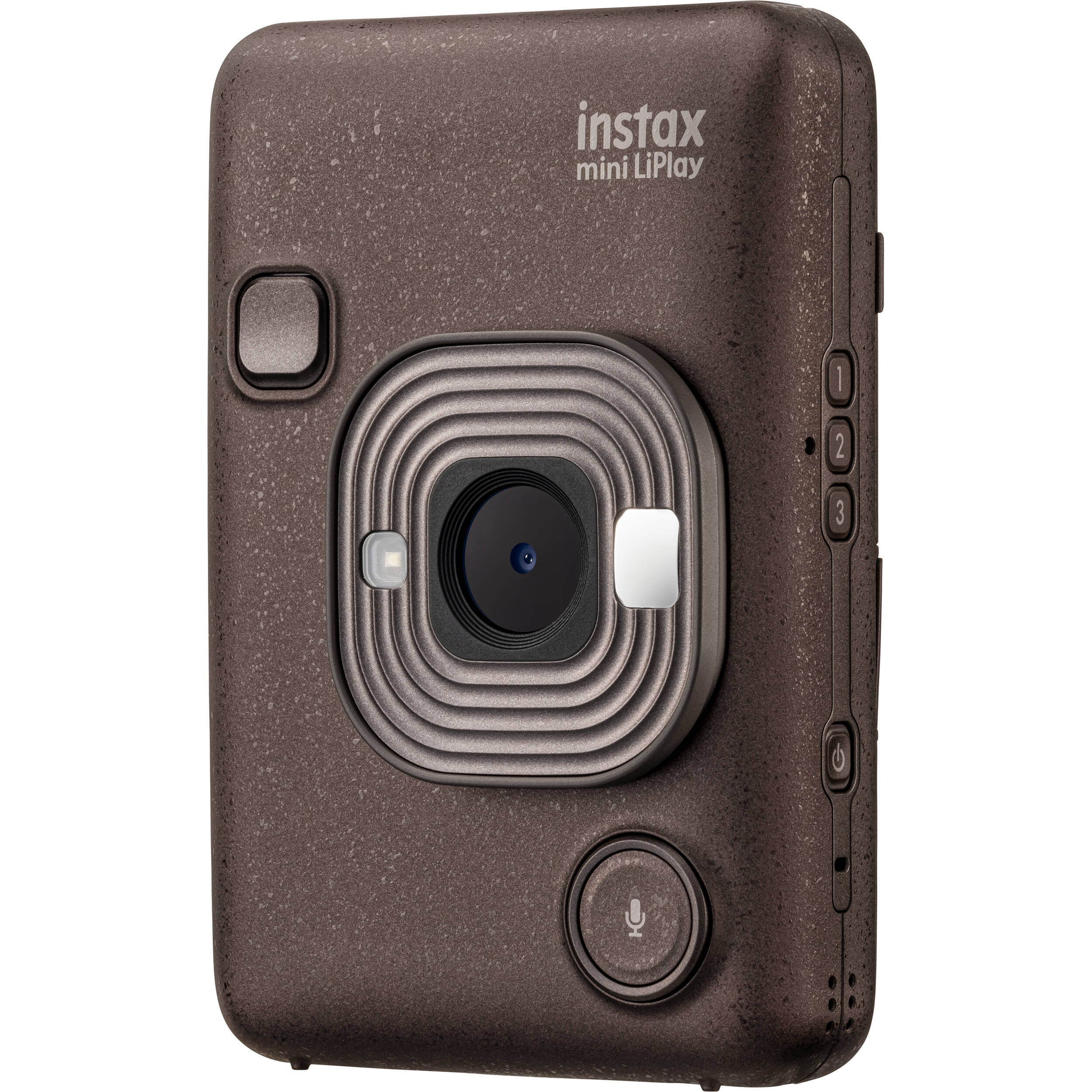 Instax LiPlay Bronze Hybrid Camera Printer in Deep Bronze, compact hybrid instant camera and printer — view 4
