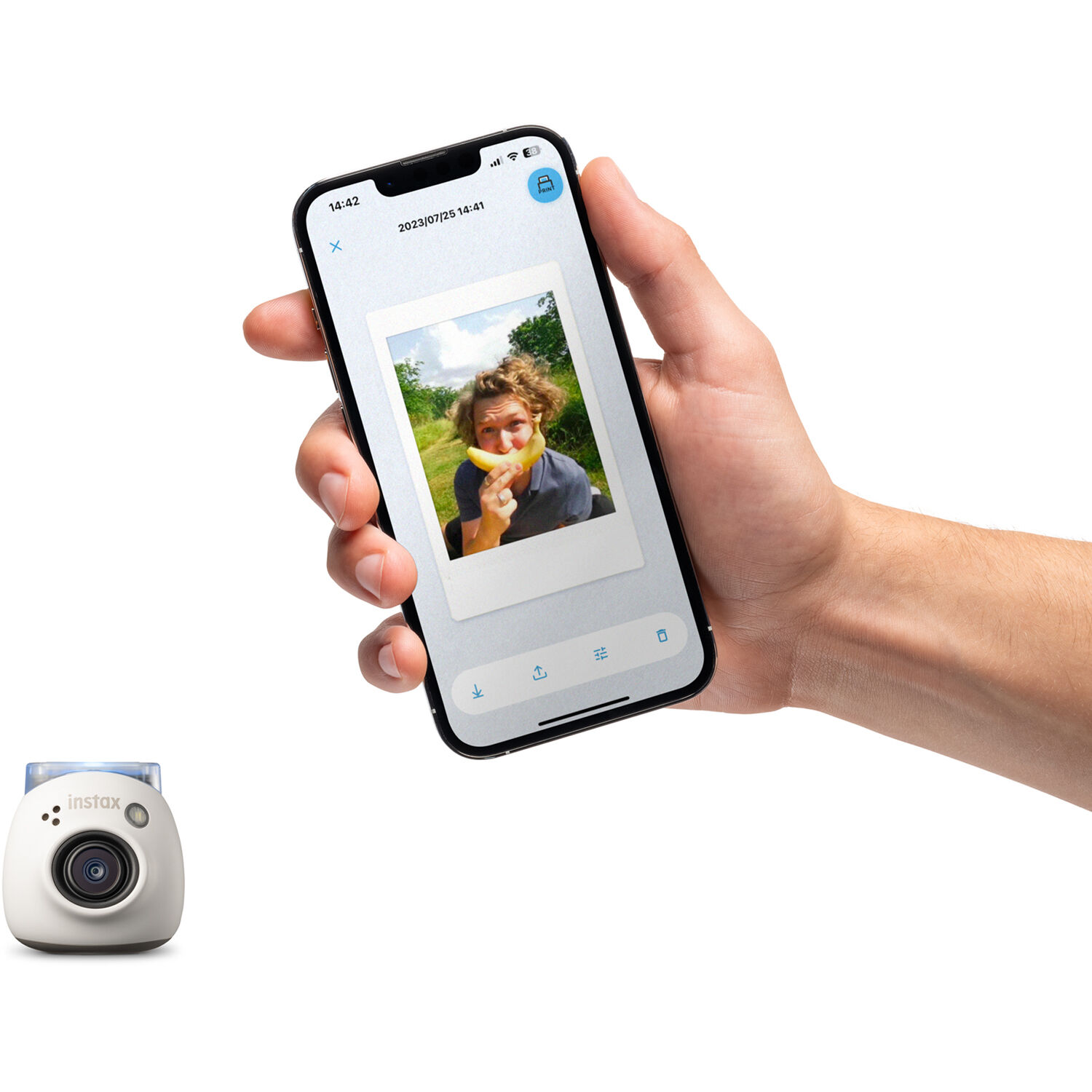 Instax Pal White compact digital camera by FUJIFILM DATA STORAGE — view 11