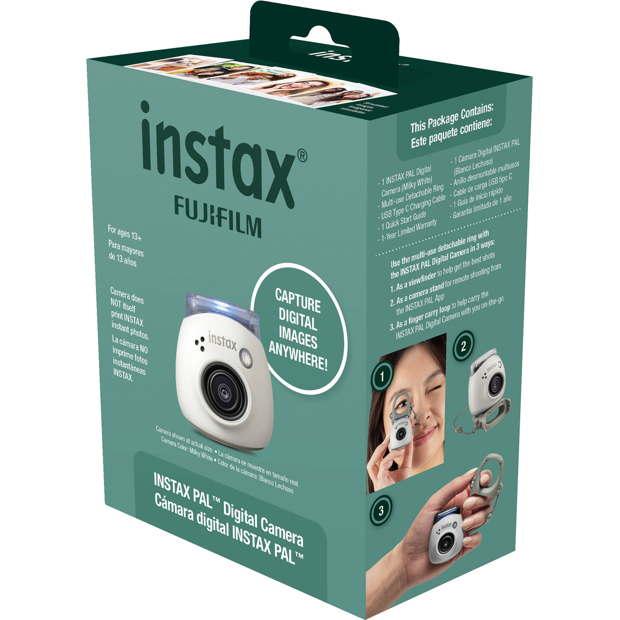 Instax Pal White compact digital camera by FUJIFILM DATA STORAGE — view 13