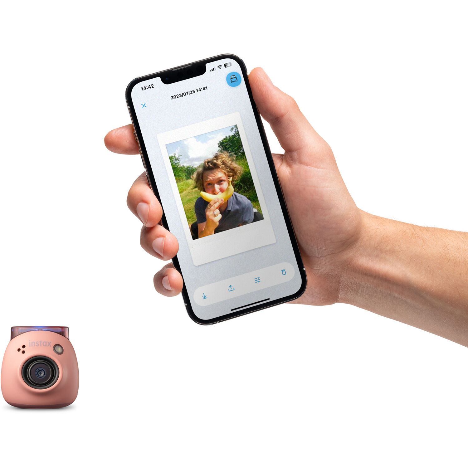 Instax Pal Pink compact digital camera by FUJIFILM DATA STORAGE — view 11