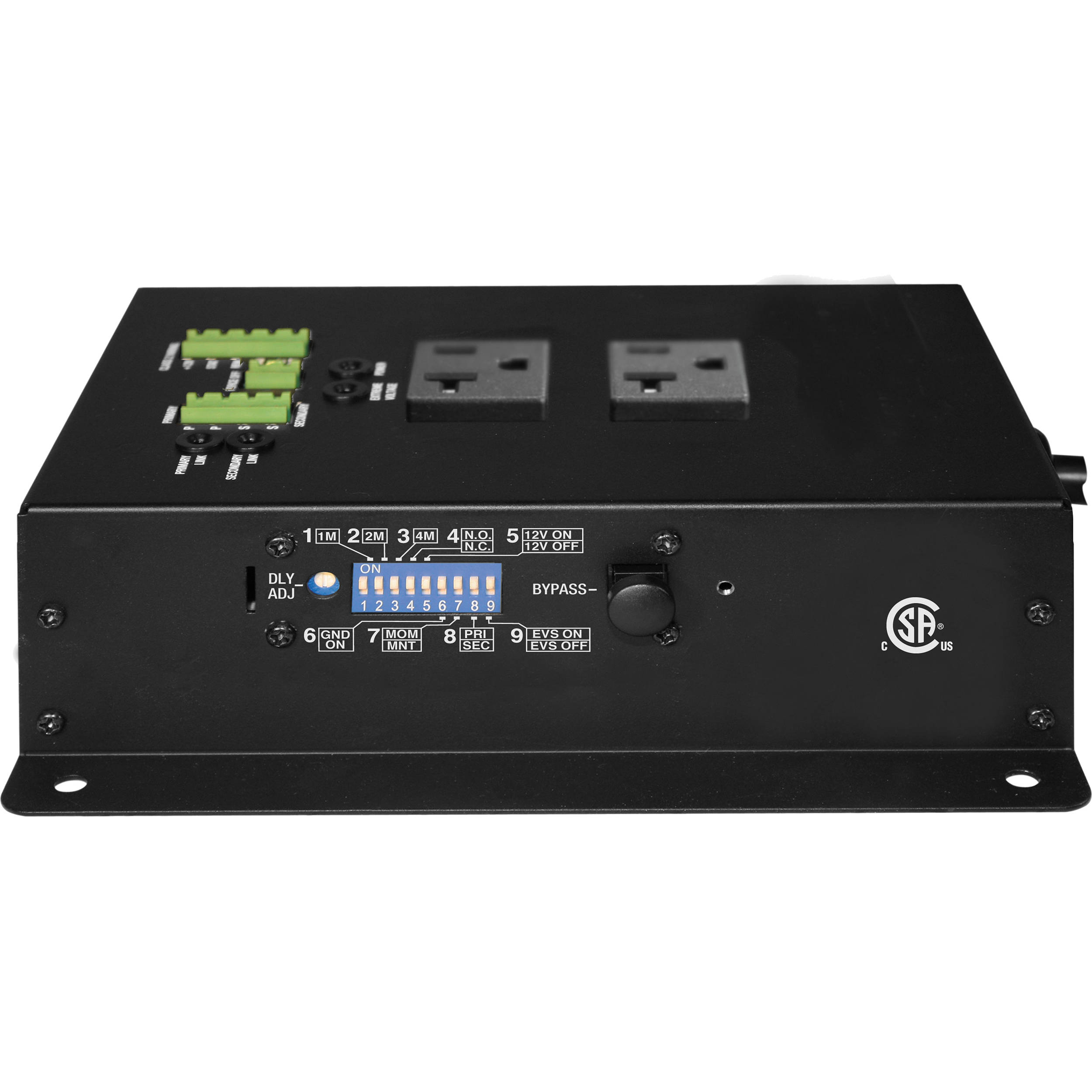 FURMAN CN-20MP Contractor MiniPort 20 amp remote power sequencer with two NEMA 5-20R outlets — view 2
