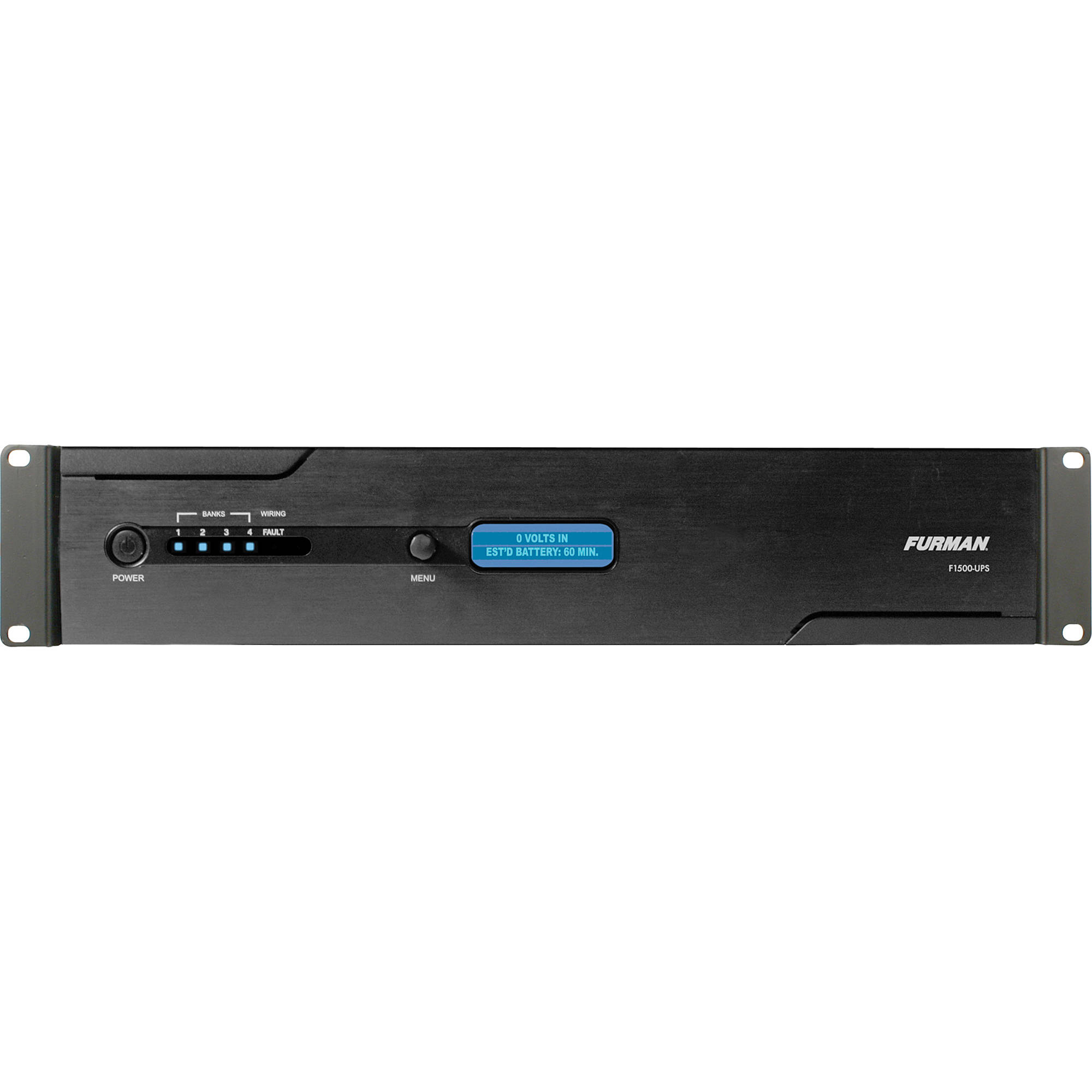 Furman F1500-UPS 1500 VA 2 RU rack mount UPS for audio video systems — view 2