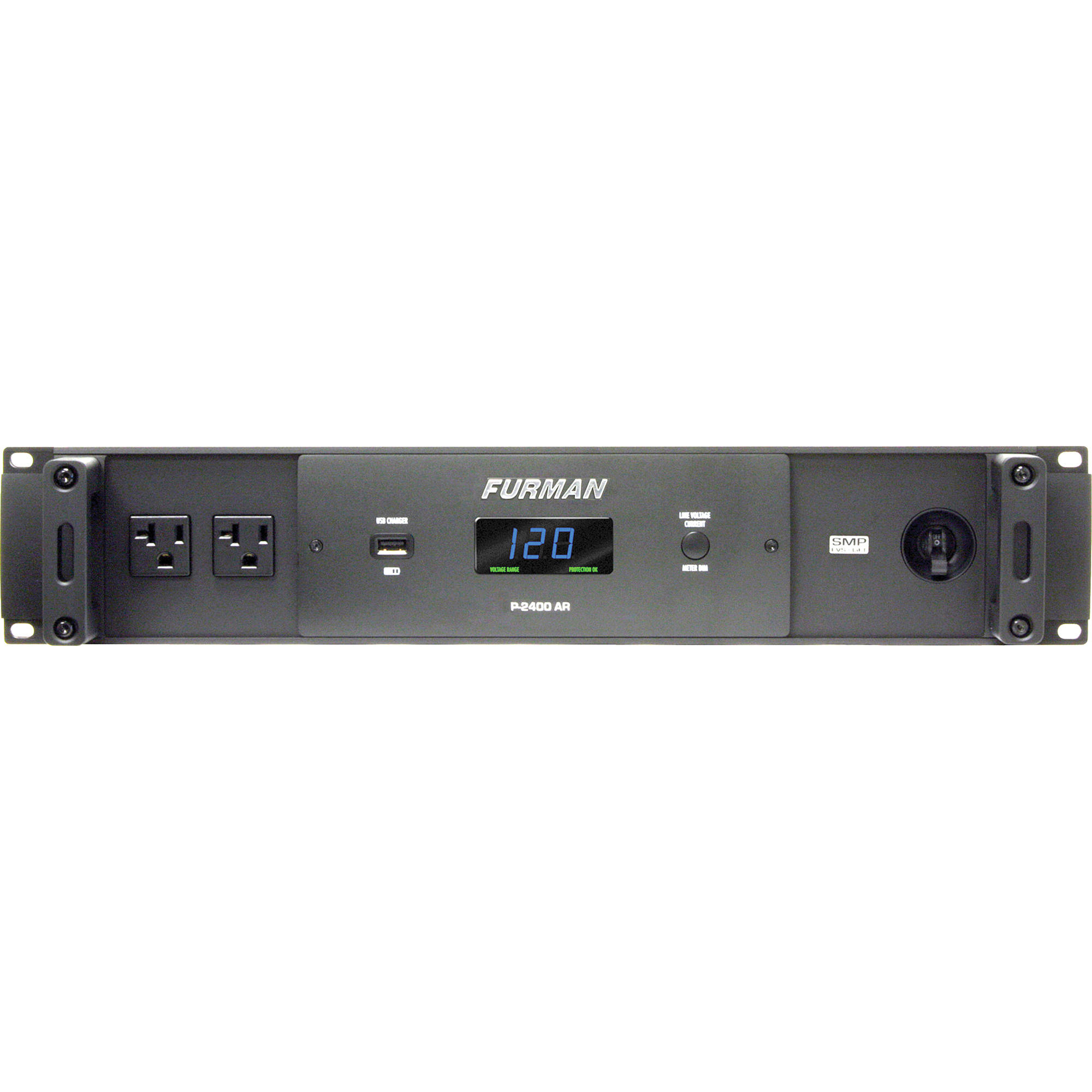 Furman P-2400 AR 20A regulated power conditioner for rack-mounted AV systems — view 2