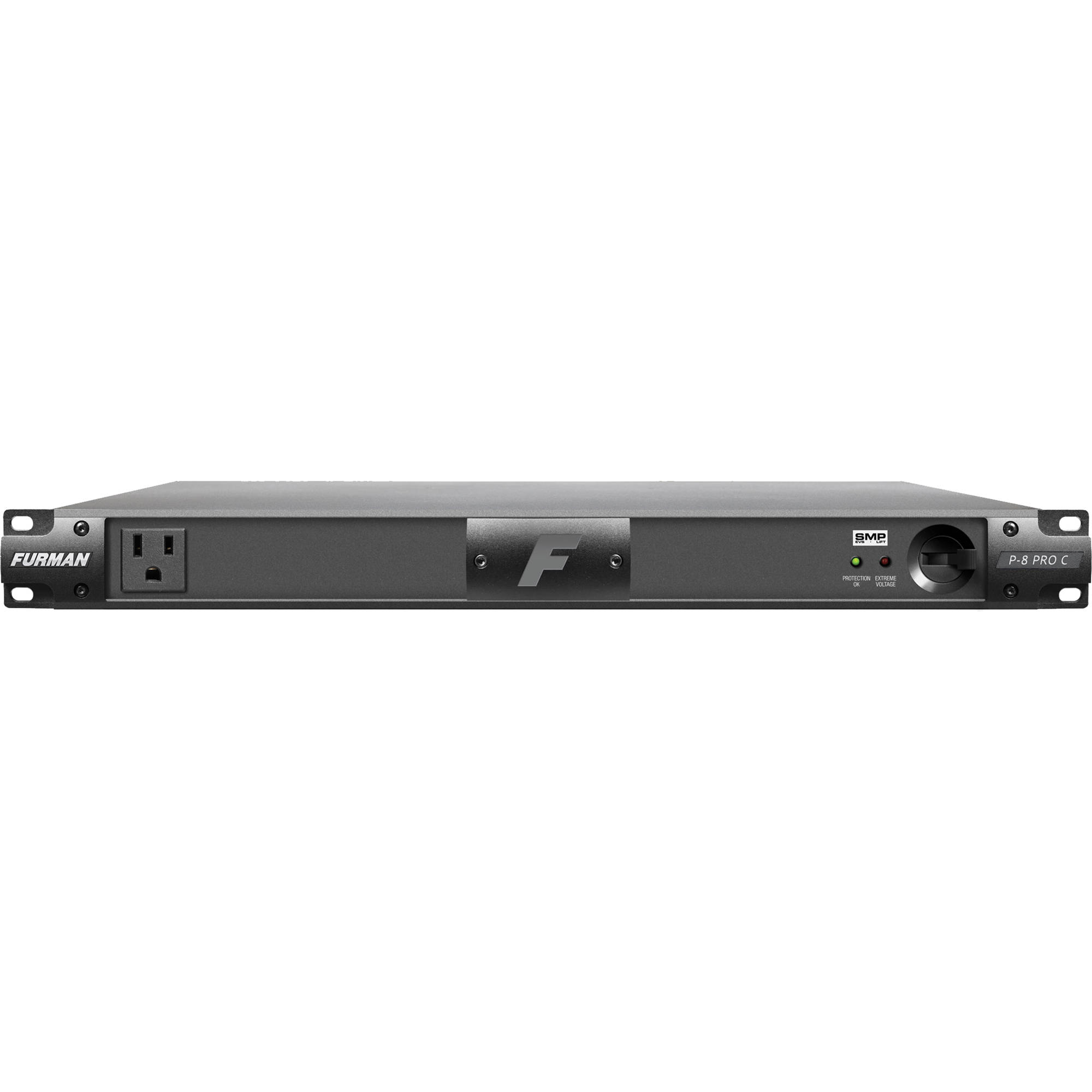 Furman P-8 PRO C rackmount power conditioner with 10 ft cord — view 2
