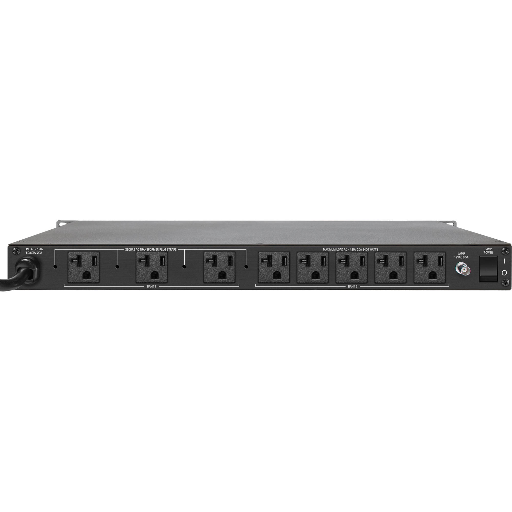 Furman P-8 PRO C rackmount power conditioner with 10 ft cord — view 3