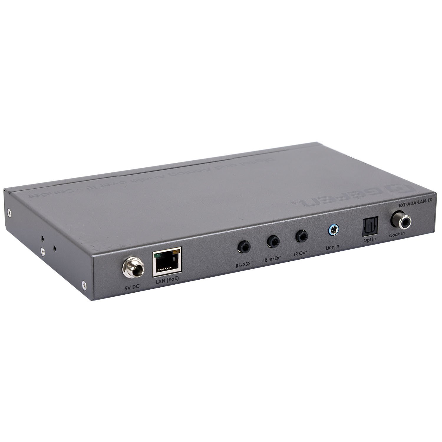 GEFEN EXT-ADA-LAN-TX Digi/Ana Audio over IP Sender for network audio distribution — view 2