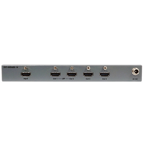 GEFEN EXT-UHD600-14 Ultra HD 600 MHz 1:4 HDMI splitter with HDR support — view 2