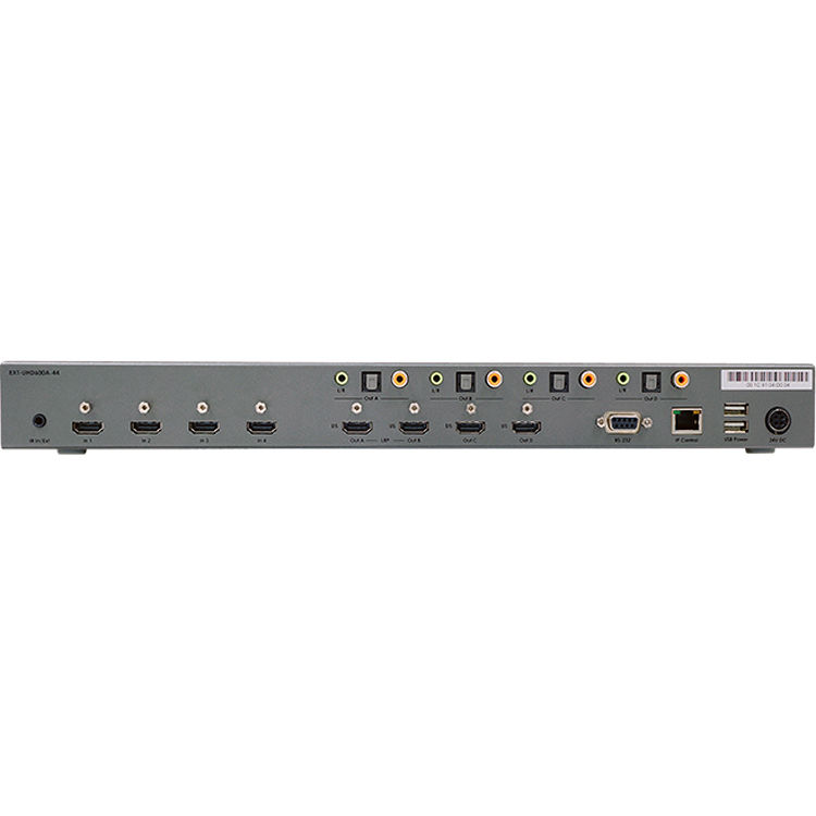 Gefen 4K HD 600MHz 4x4 HDMI Matrix switcher for routing four 4K sources to four displays — view 2