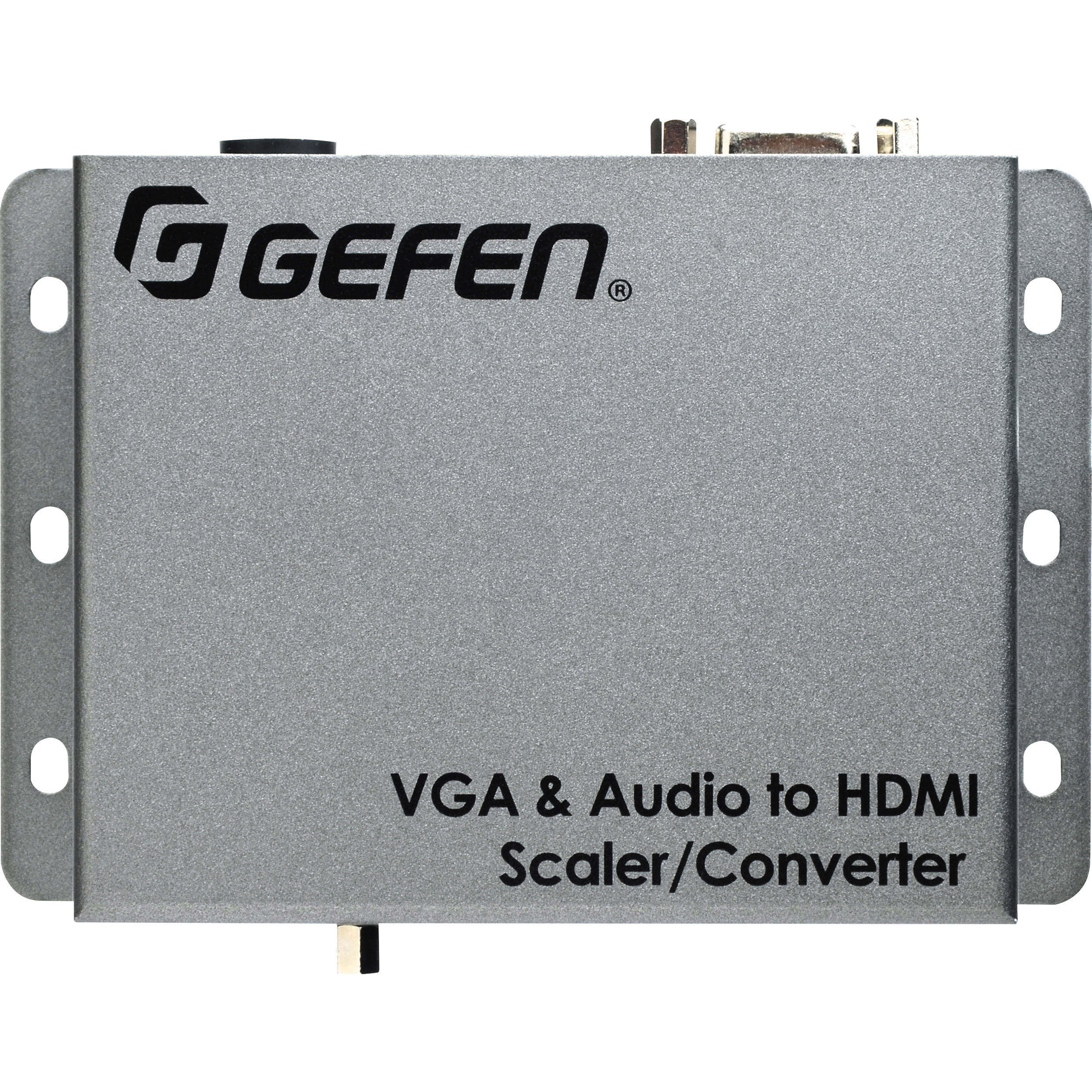 GEFEN EXT-VGAA-HD-SC VGA audio to HDMI scaler converter for AV integration — view 2