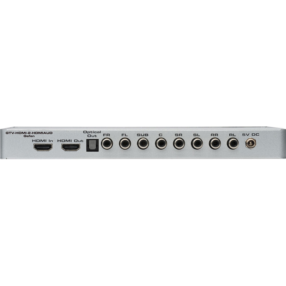 Gefen GTV-HDMI-2-HDMIAUD HDMI to HDMI plus audio converter with RCA and optical outputs — view 3