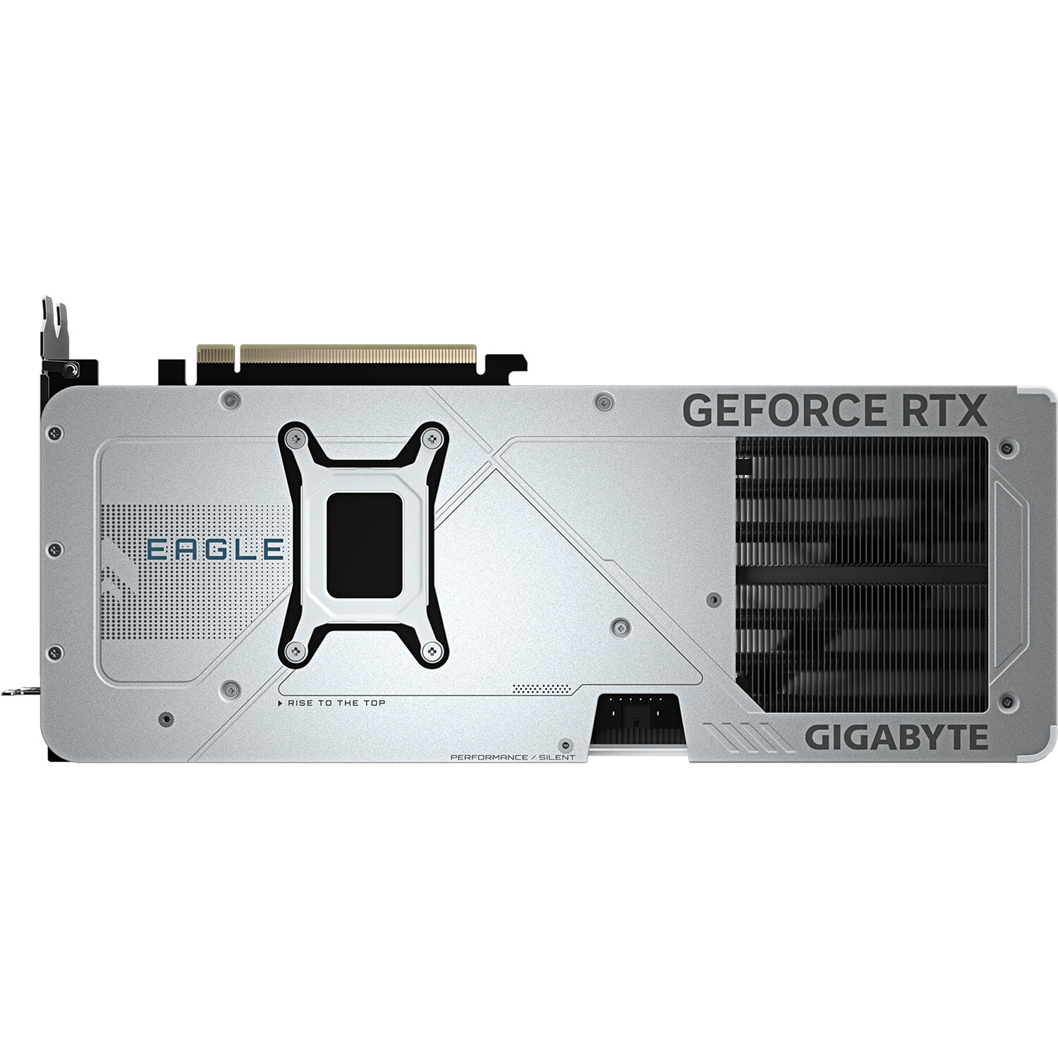 GIGABYTE GeForce RTX 5070 Ti EAGLE OC ICE 16G white graphics card for compact gaming PCs — view 5