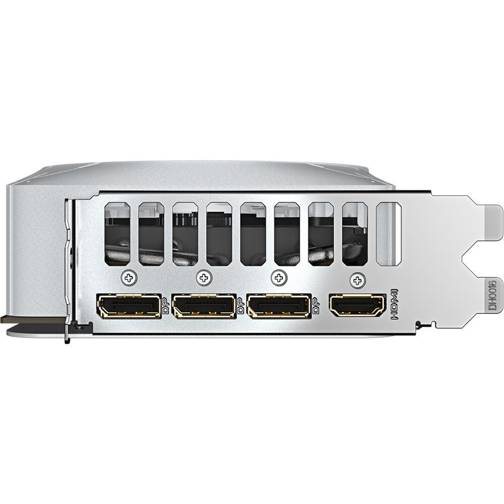 GIGABYTE GeForce RTX 5070 Ti EAGLE OC ICE 16G white graphics card for compact gaming PCs — view 8