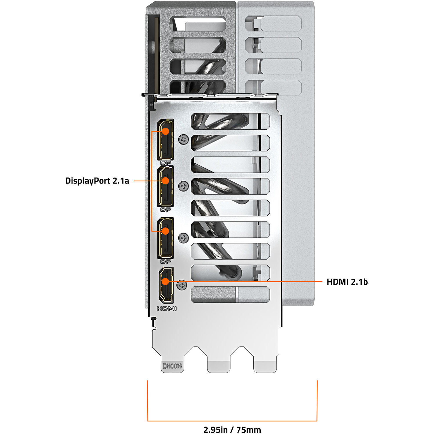 GIGABYTE AORUS GeForce RTX 5090 MASTER ICE 32G graphics card with premium Ice cooling design — view 11