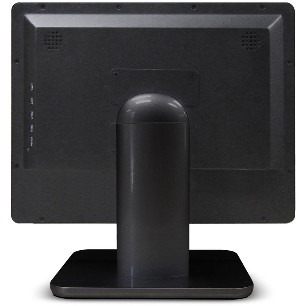 GVISION 17-inch LCD touch monitor with PCAP 10-point touch, desktop stand, and VGA+D connectivity — view 3