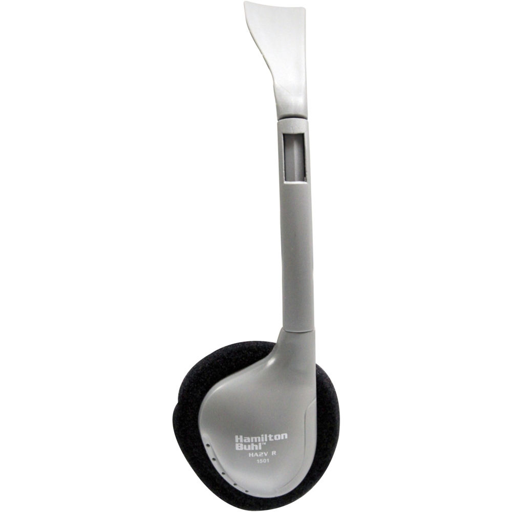 HamiltonBuhl HA2V semi-open on-ear headphones with inline volume control and 3.5 mm wired connection — view 3