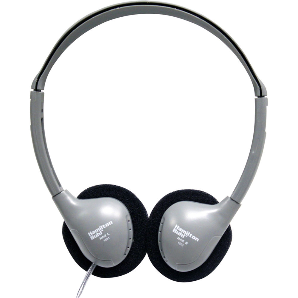 HAMILTONBUHL HA2 personal on-ear stereo headphone, wired on-ear headset — view 3
