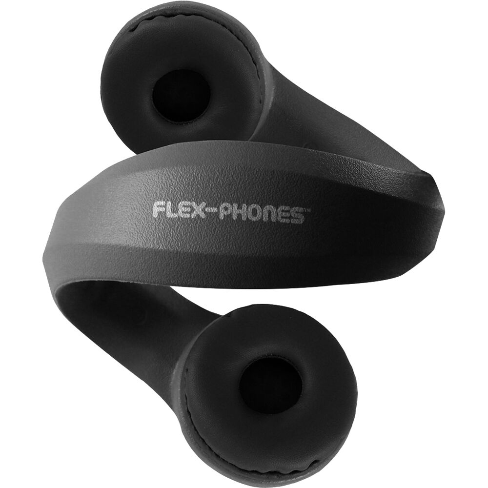 HamiltonBuhl KFX2-BLK Flex-Phones wired headset in black for classroom and lab use — view 4
