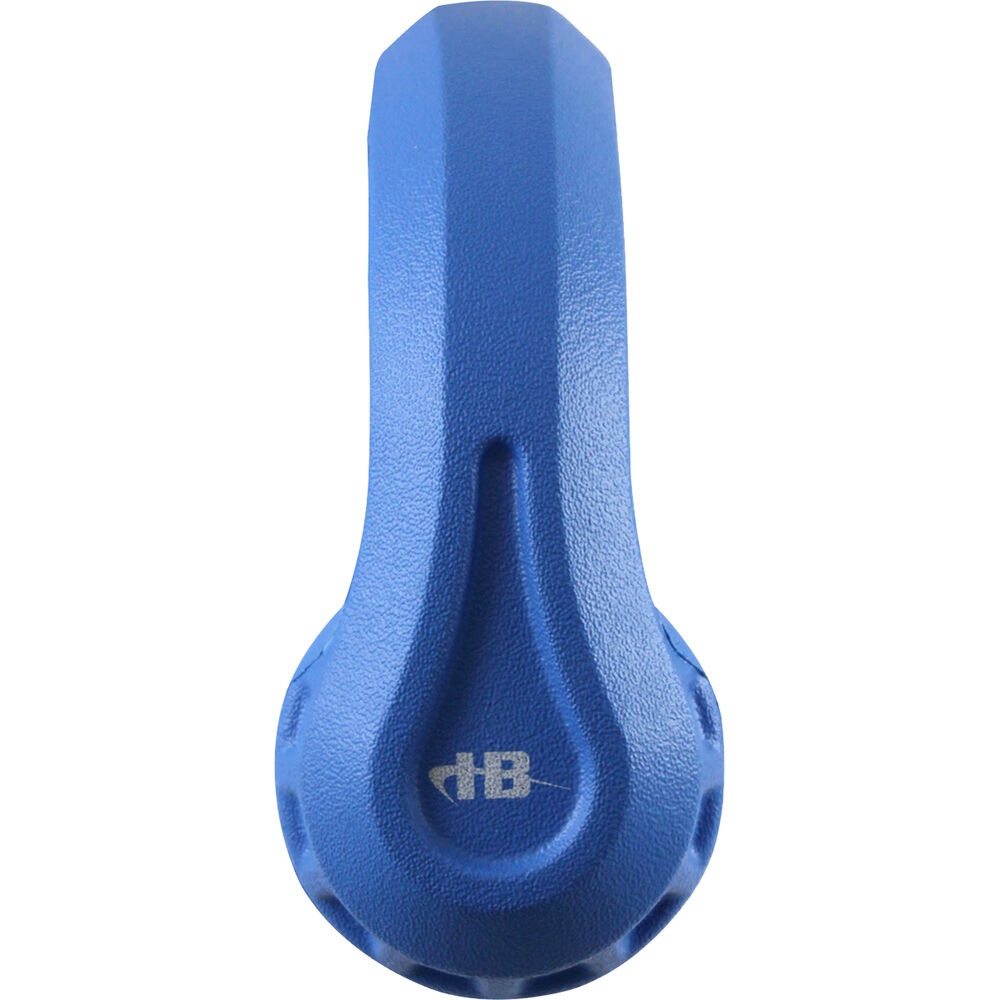Blue HamiltonBuhl Flex-Phones wired mono headset with flexible frame and boom microphone — view 4