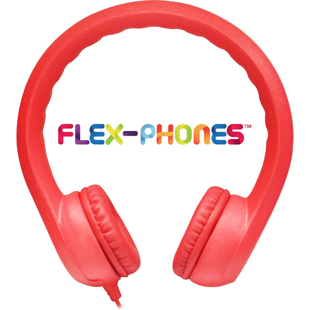 FLEX-PHONES VIRTUALLY INDESTRUCTIBLE FOAM HEADPHONES  RED - KIDS-RED - HEADSET - — view 2