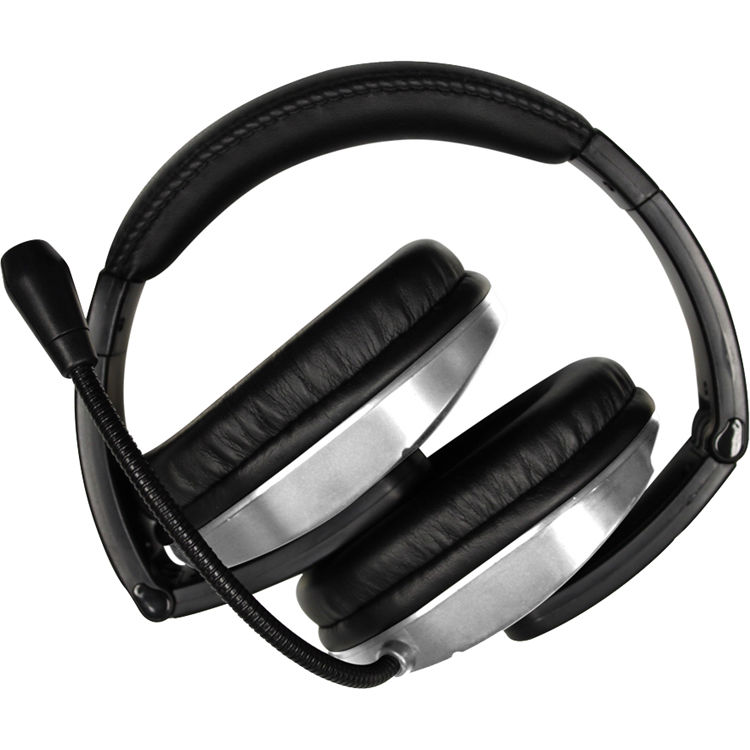 MACH-2 MULTIMEDIA STEREO HEADSET - OVER-EAR WITH STEEL REINFORCED GOOSENECK MIC — view 2