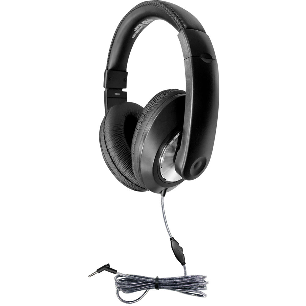 HamiltonBuhl ST1BK wired headphone with in-line volume control and 3.5 mm plug — view 2