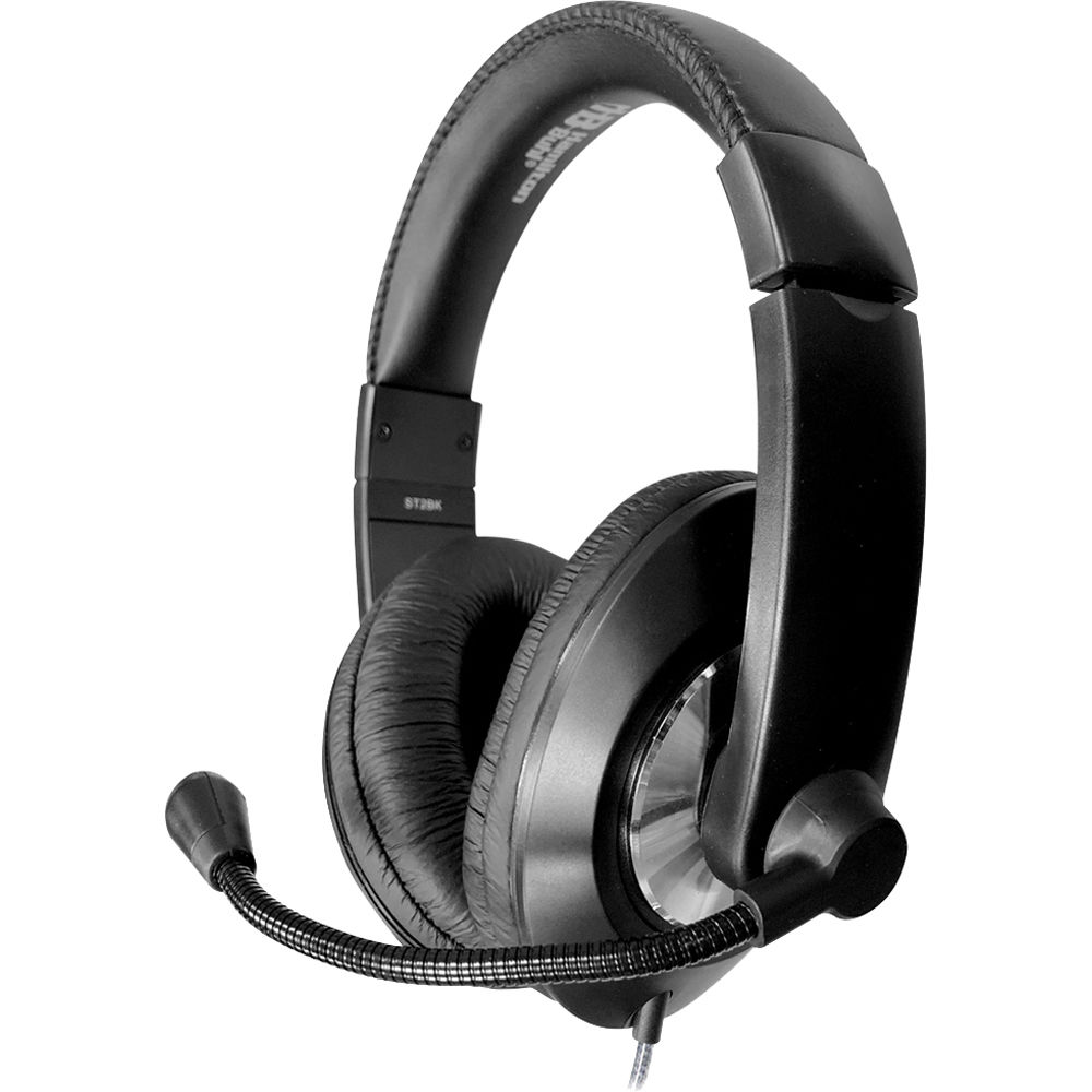 Smart-Trek Deluxe Stereo Headset with Volume Control and 3.5mm Trrs Plug