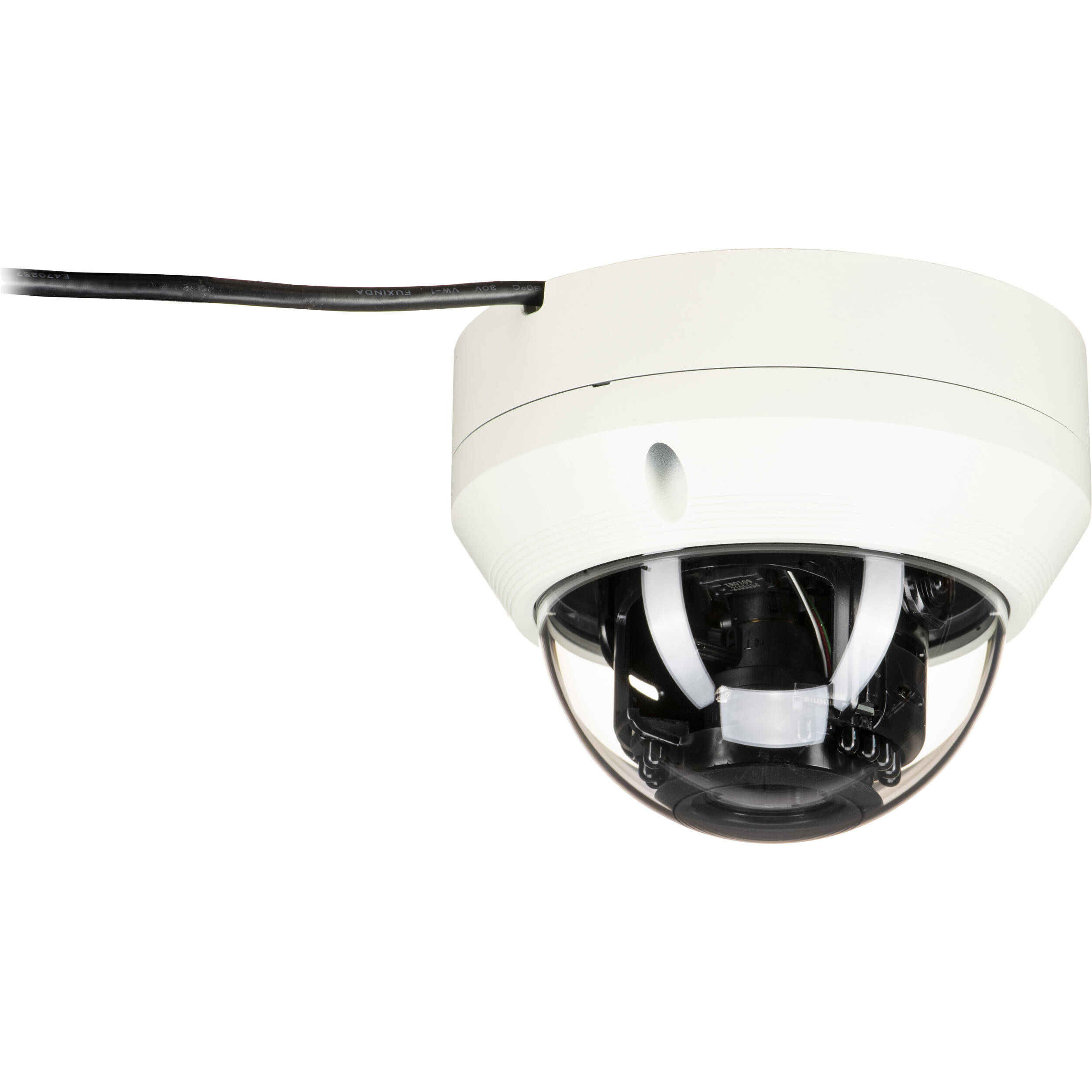 Wisenet HD+ 2MP, Full HD(1080p) 30fps IR outdoor dome camera, AHD/TVI/CVI/CVBS, manual Vari-focal Lens (3.1X) (3.2-10mm), 120 dB true WDR, true D/N, 24VAC/12VDC, IR distance 98 feet, IP66/IK10 — view 2
