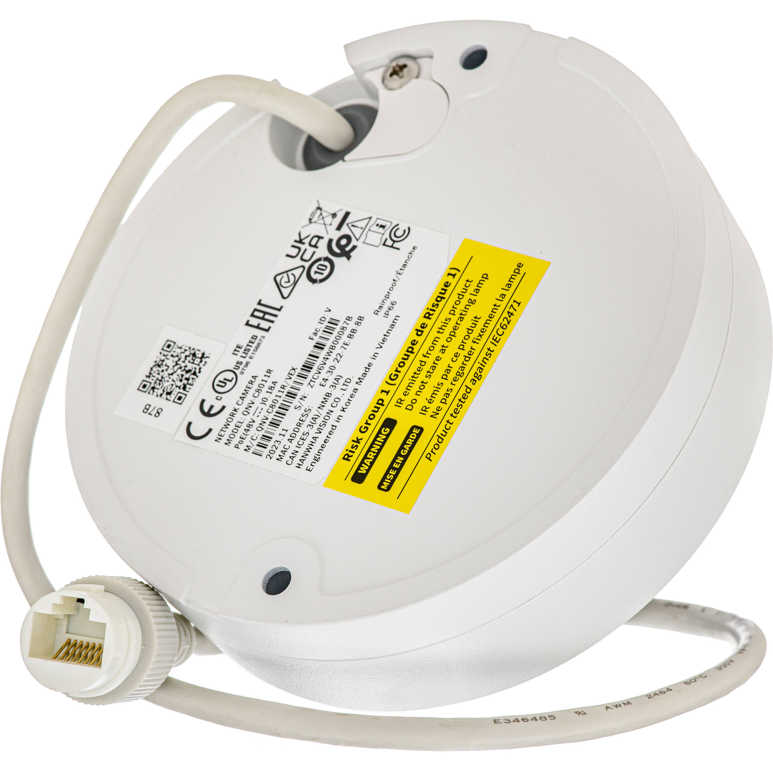 WISENET Q MINI NETWORK OUTDOOR VANDAL DOME CAMERA, 4K @ 30FPS, FIX LENS 3MM (H:1 — view 4