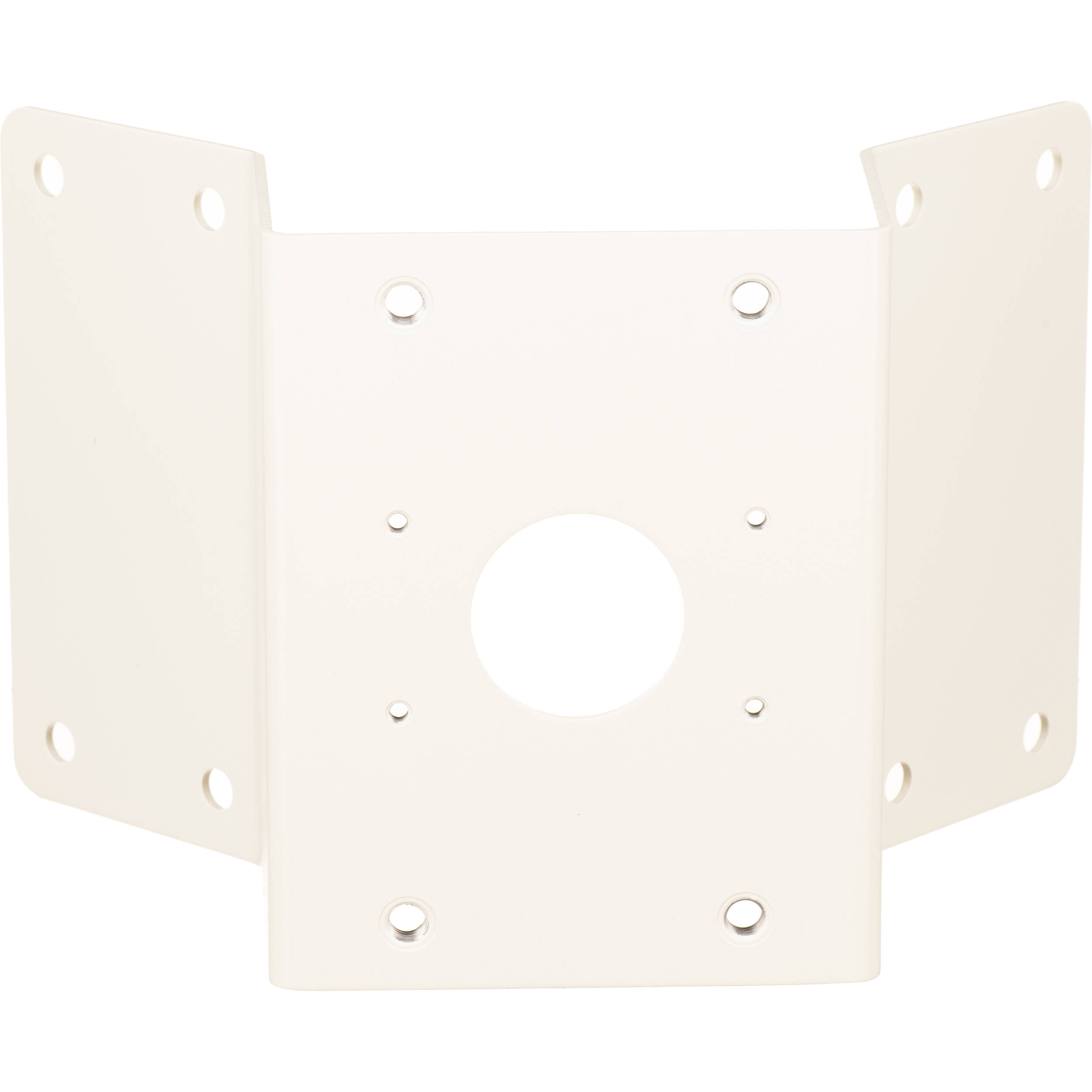 Hanwha SBP-300KM1 ivory corner mount adapter accessory for a network camera — view 2