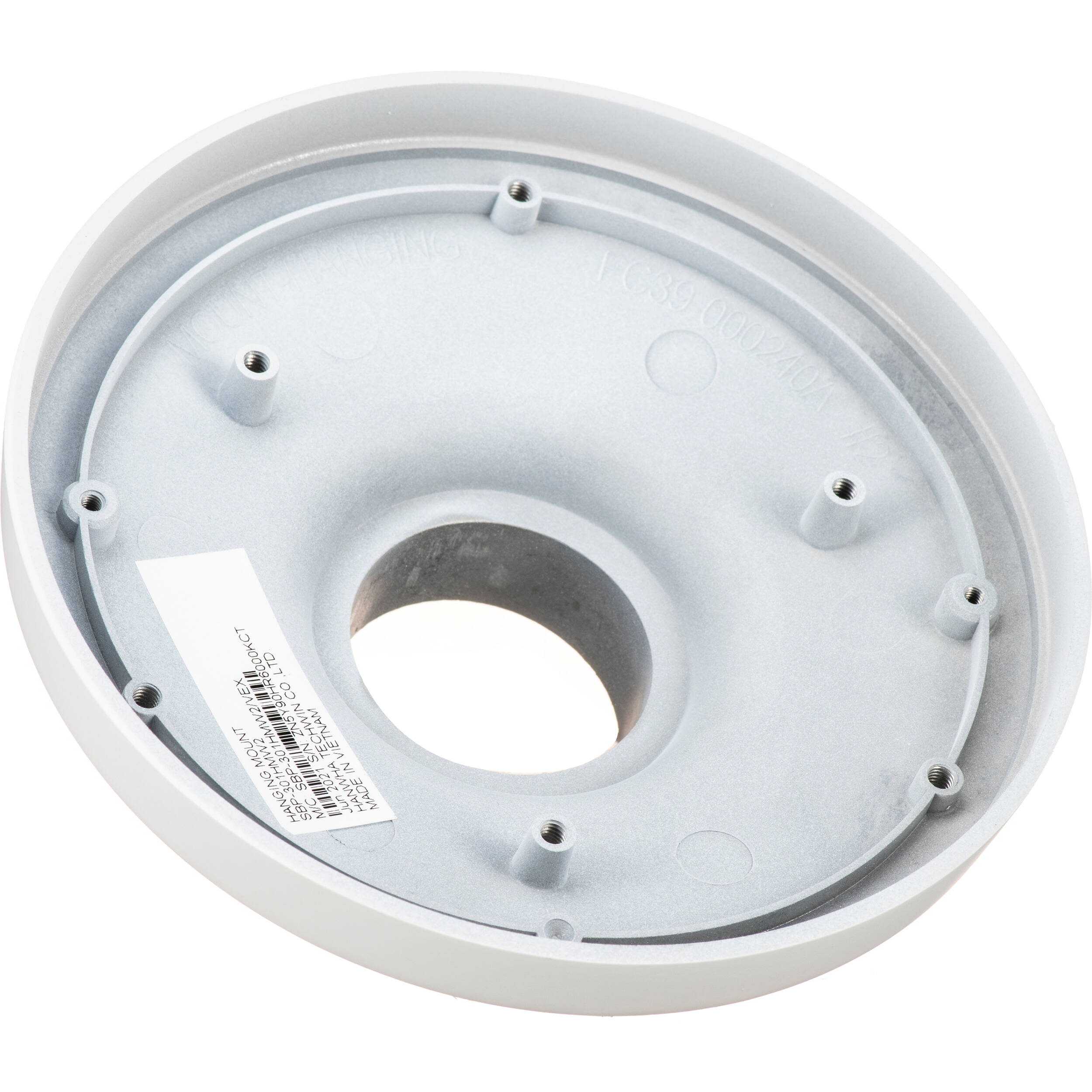 Hanwha Vision SBP-301HMW2 aluminum small cap adapter accessory — view 2
