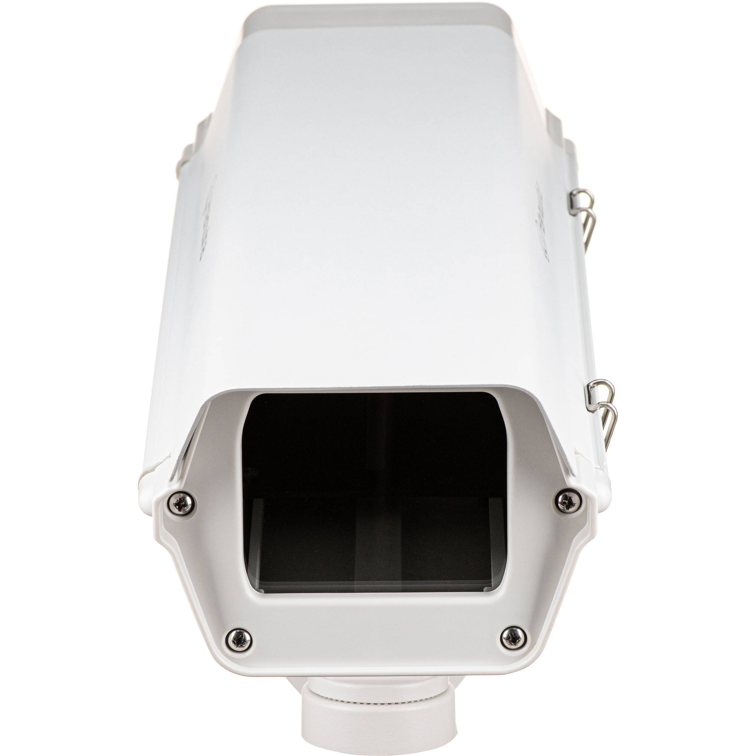 Hanwha Vision SHB-4200 indoor/outdoor camera enclosure with IP66 protection and mounting bracket — view 2