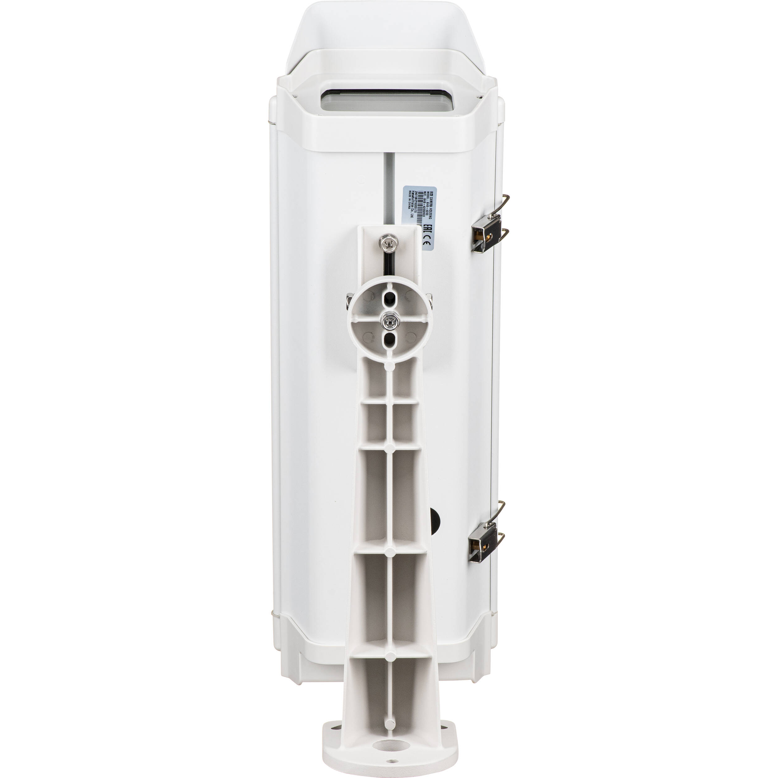 Hanwha Vision SHB-4200 indoor/outdoor camera enclosure with IP66 protection and mounting bracket — view 9