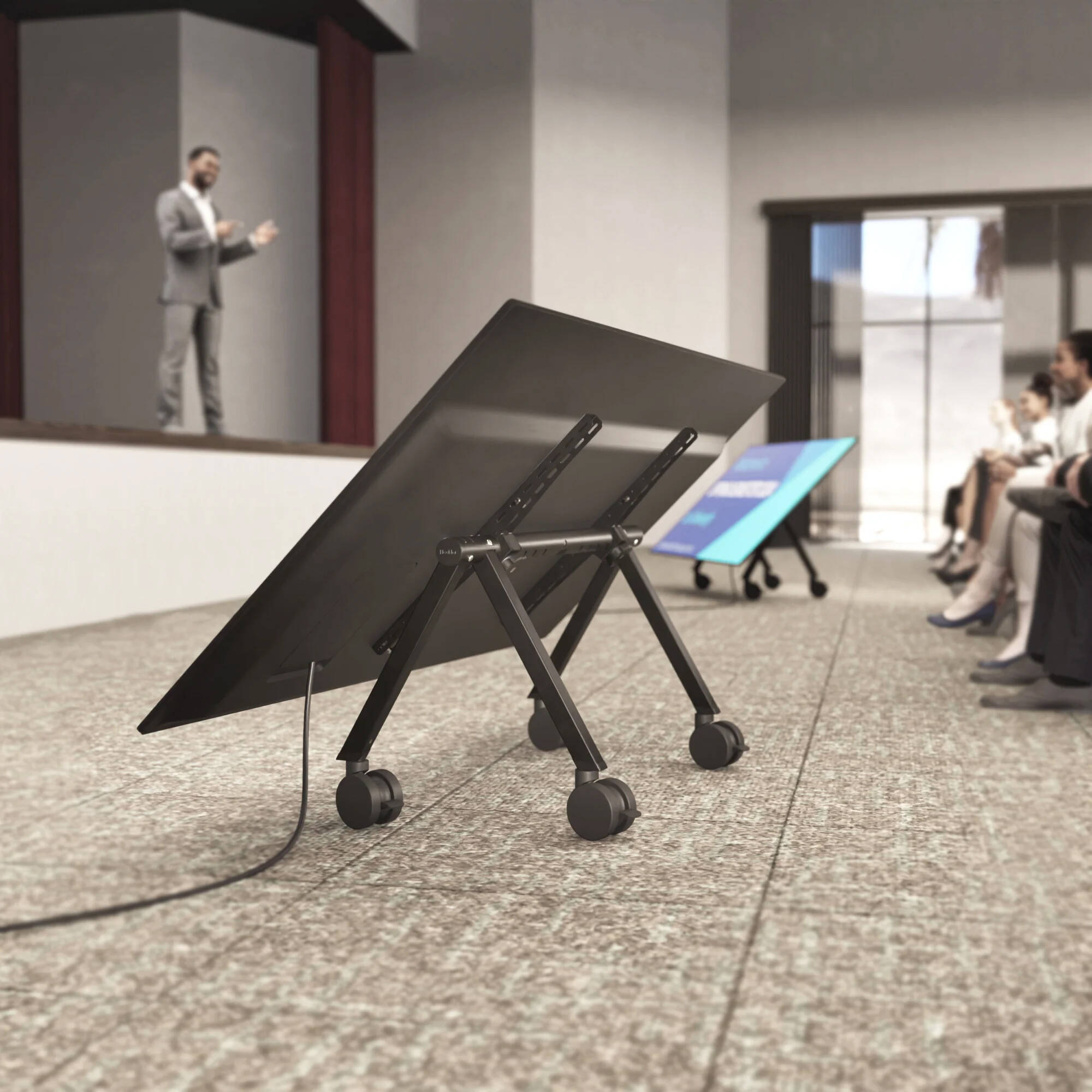 Black Heckler Confidence Stand desktop tablet mount for reception and retail counters — view 7