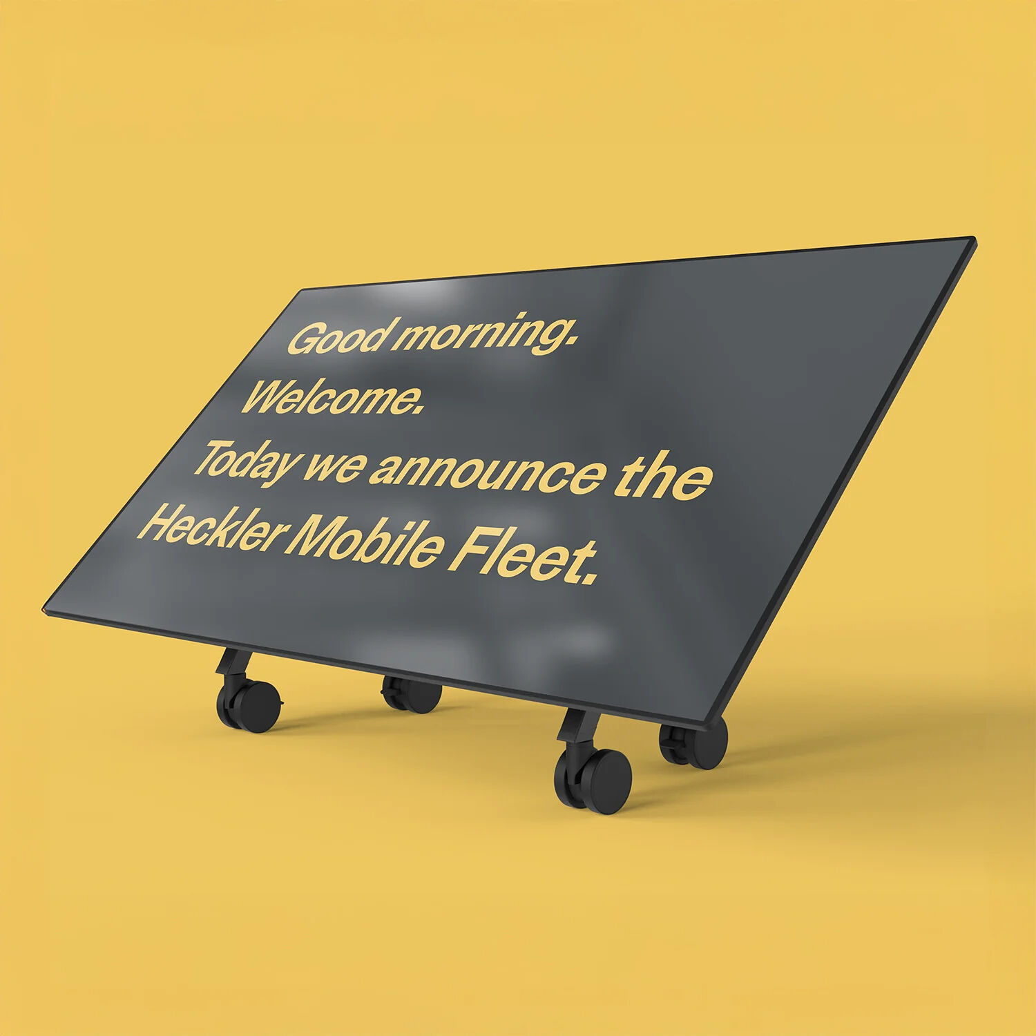 Black Heckler Confidence Stand desktop tablet mount for reception and retail counters — view 8