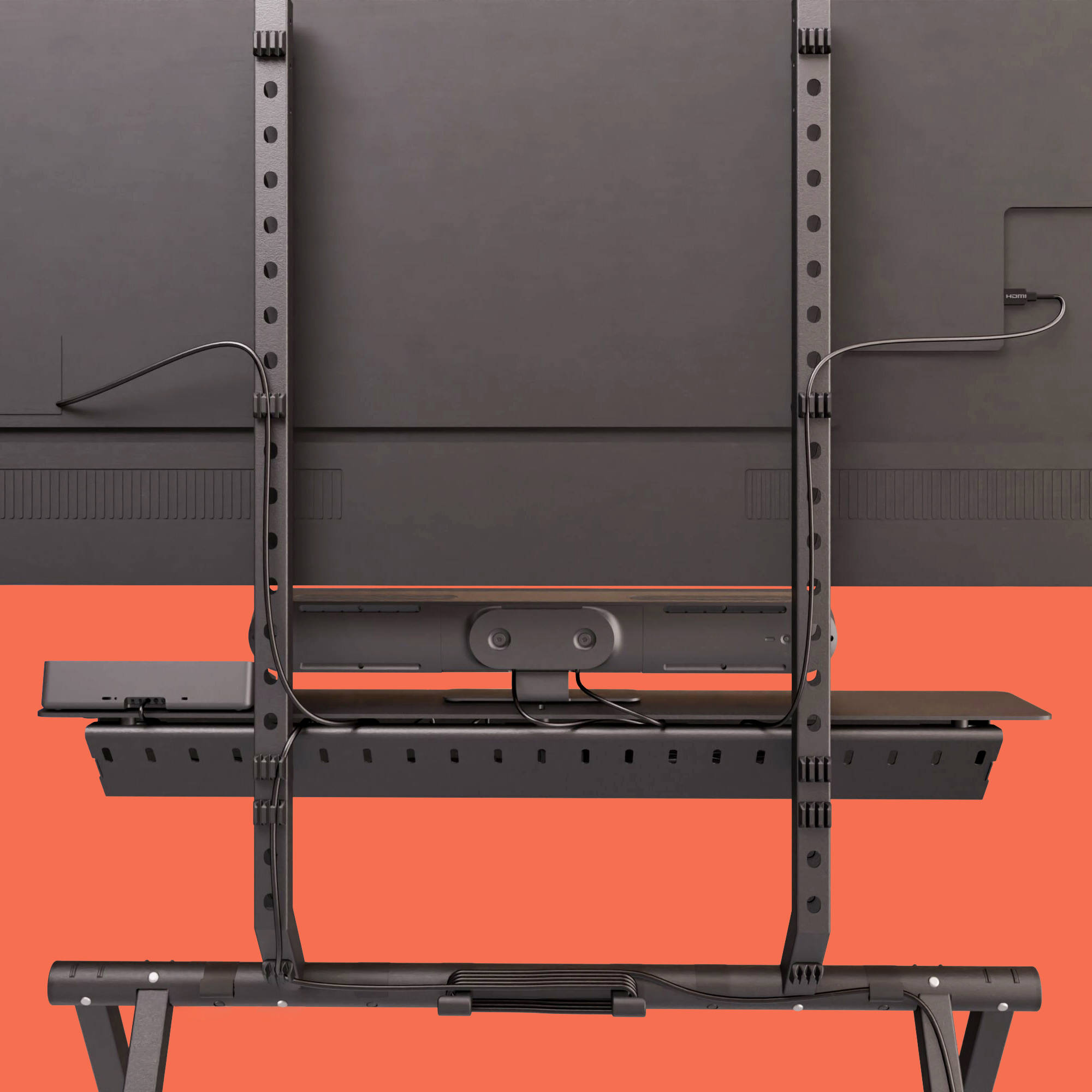 Black Heckler Hub for Mobile Fleet accessory for organizing shared mobile devices — view 2