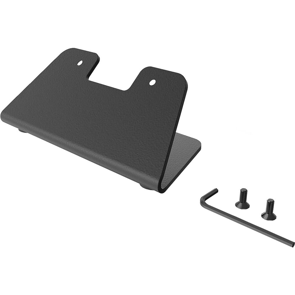 Black desktop stand for Neat Pad in a professional workspace — view 2