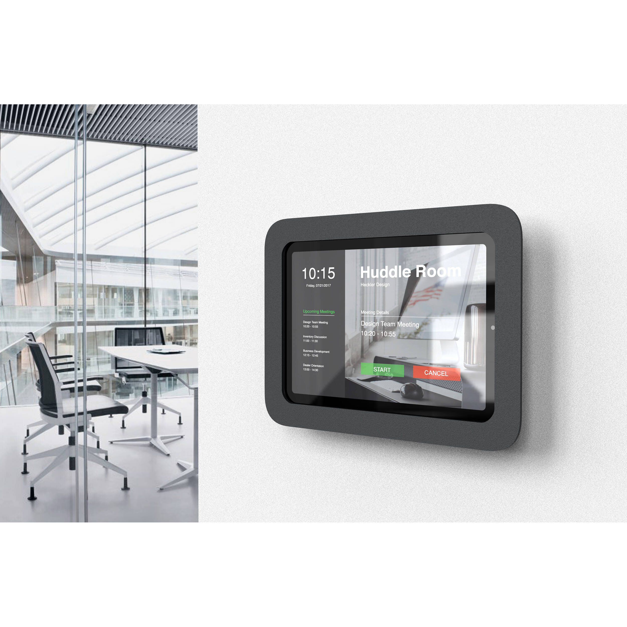 Heckler OnWall Mount for iPad mini 6th Gen wall-mounted tablet enclosure — view 6
